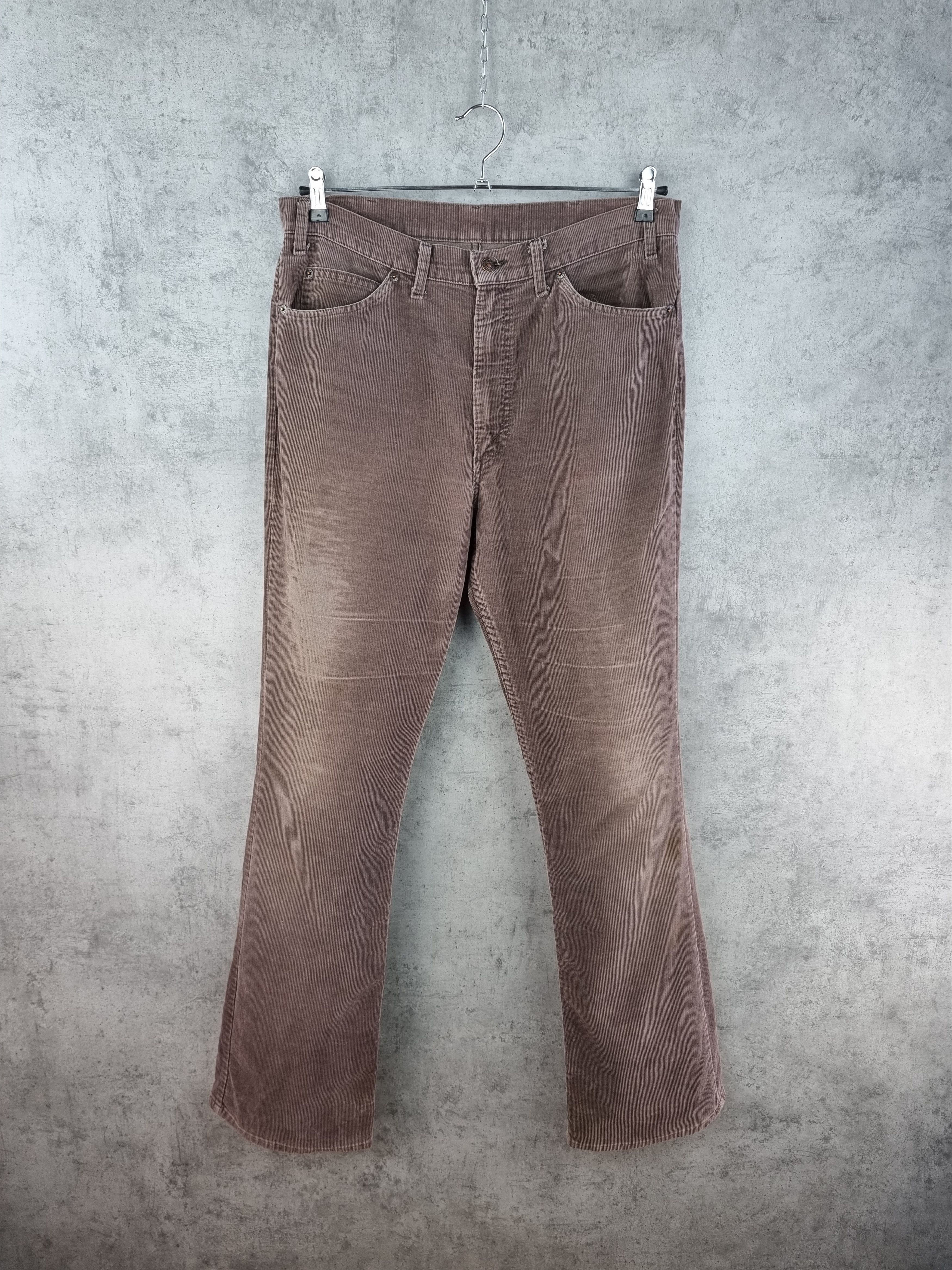 Cowboy Equipment × Levi's × Vintage 🤠 80s Levis Flared Earth Tone Corduroy Vintage Pants Size US 33 - 13 Thumbnail