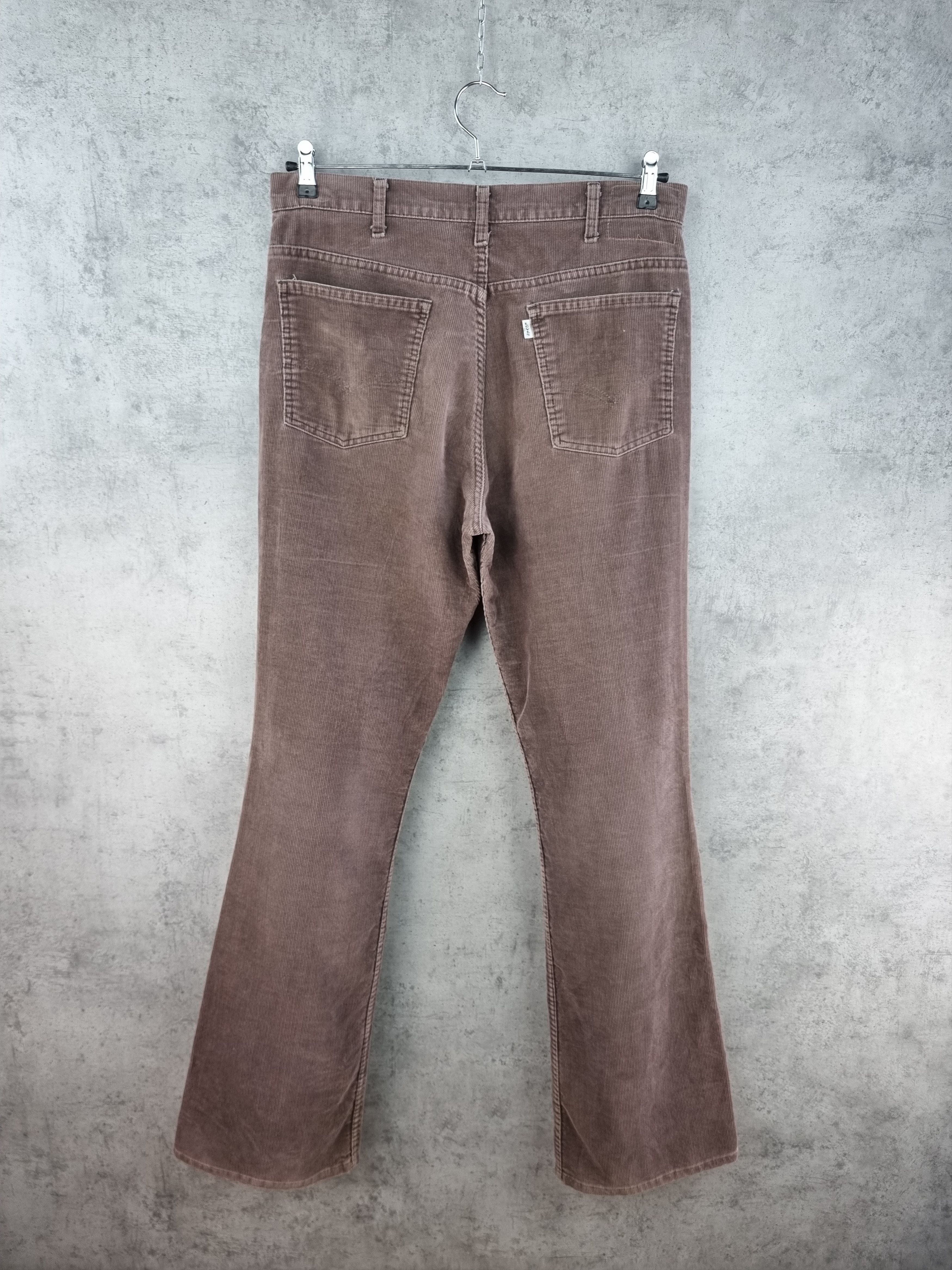 Cowboy Equipment × Levi's × Vintage 🤠 80s Levis Flared Earth Tone Corduroy Vintage Pants Size US 33 - 1 Thumbnail