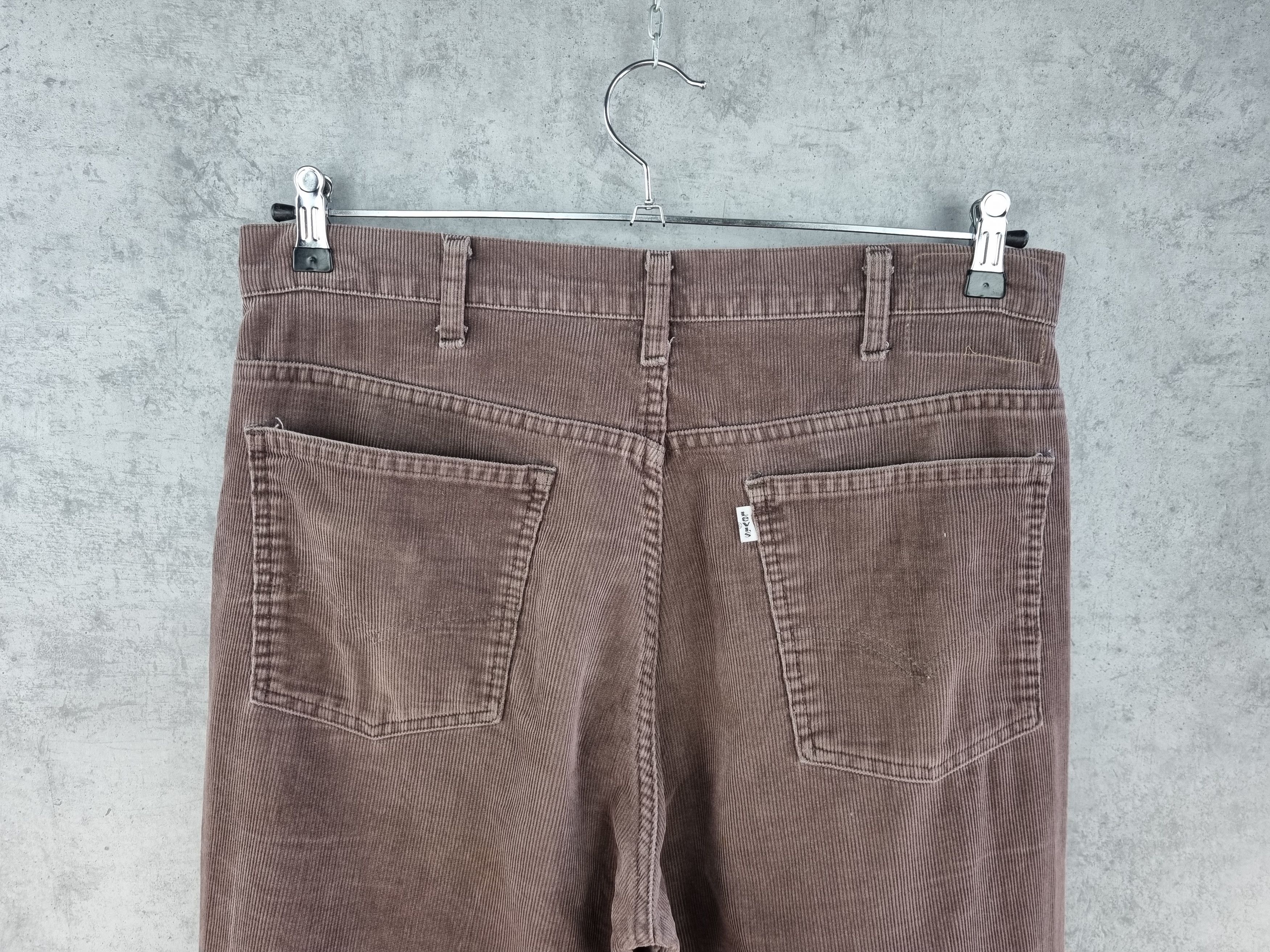 Cowboy Equipment × Levi's × Vintage 🤠 80s Levis Flared Earth Tone Corduroy Vintage Pants Size US 33 - 4 Thumbnail