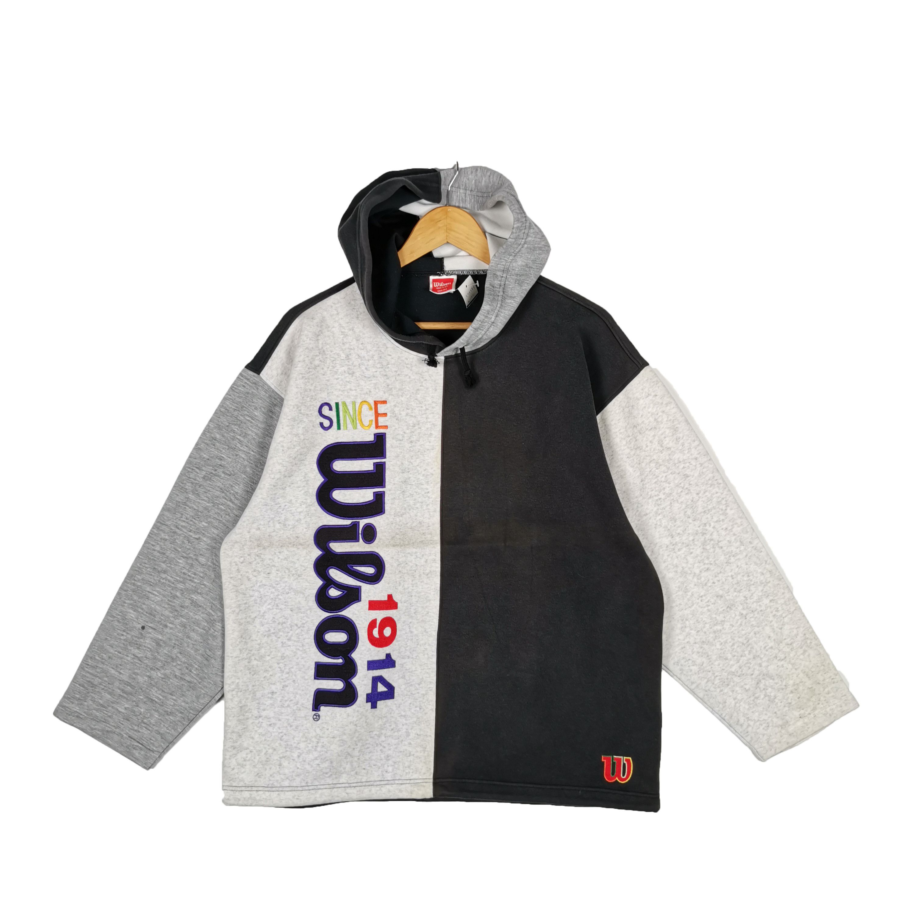 Vintage × Wilson Vintage Wilson Sweatshirt Hoodie Jumper Embroidery Size US L / EU 52-54 / 3 - 1 Thumbnail