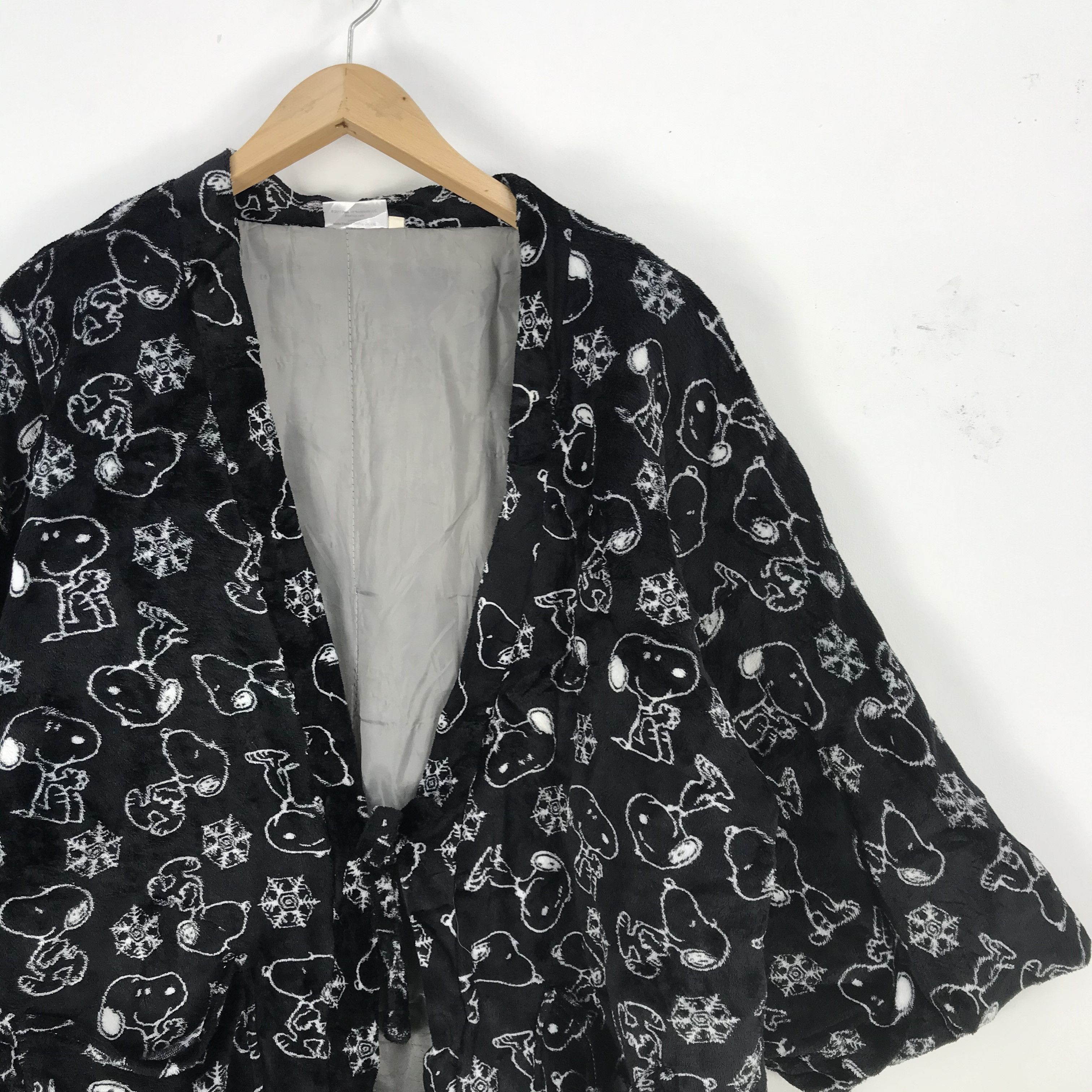 Cartoon Network × Vintage Vintage Peanut Fleece Japanese Kimono Cartoon Anime BS54462 Size US XL / EU 56 / 4 - 4 Thumbnail