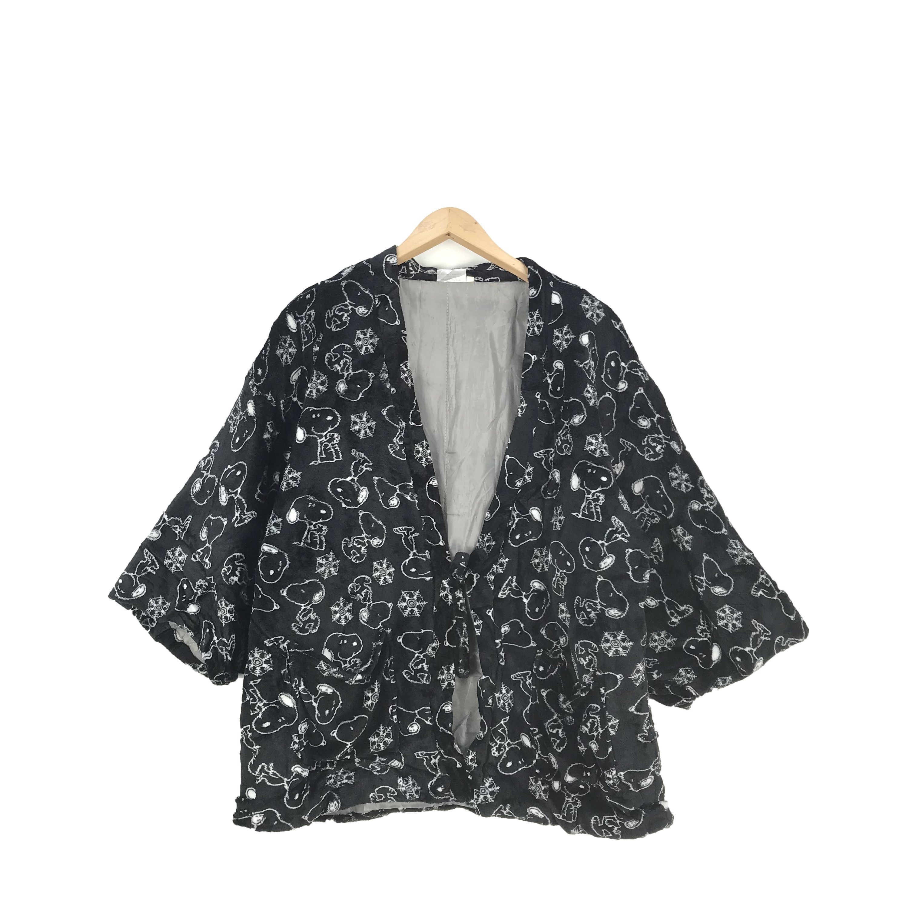 Cartoon Network × Vintage Vintage Peanut Fleece Japanese Kimono Cartoon Anime BS54462 Size US XL / EU 56 / 4 - 1 Thumbnail