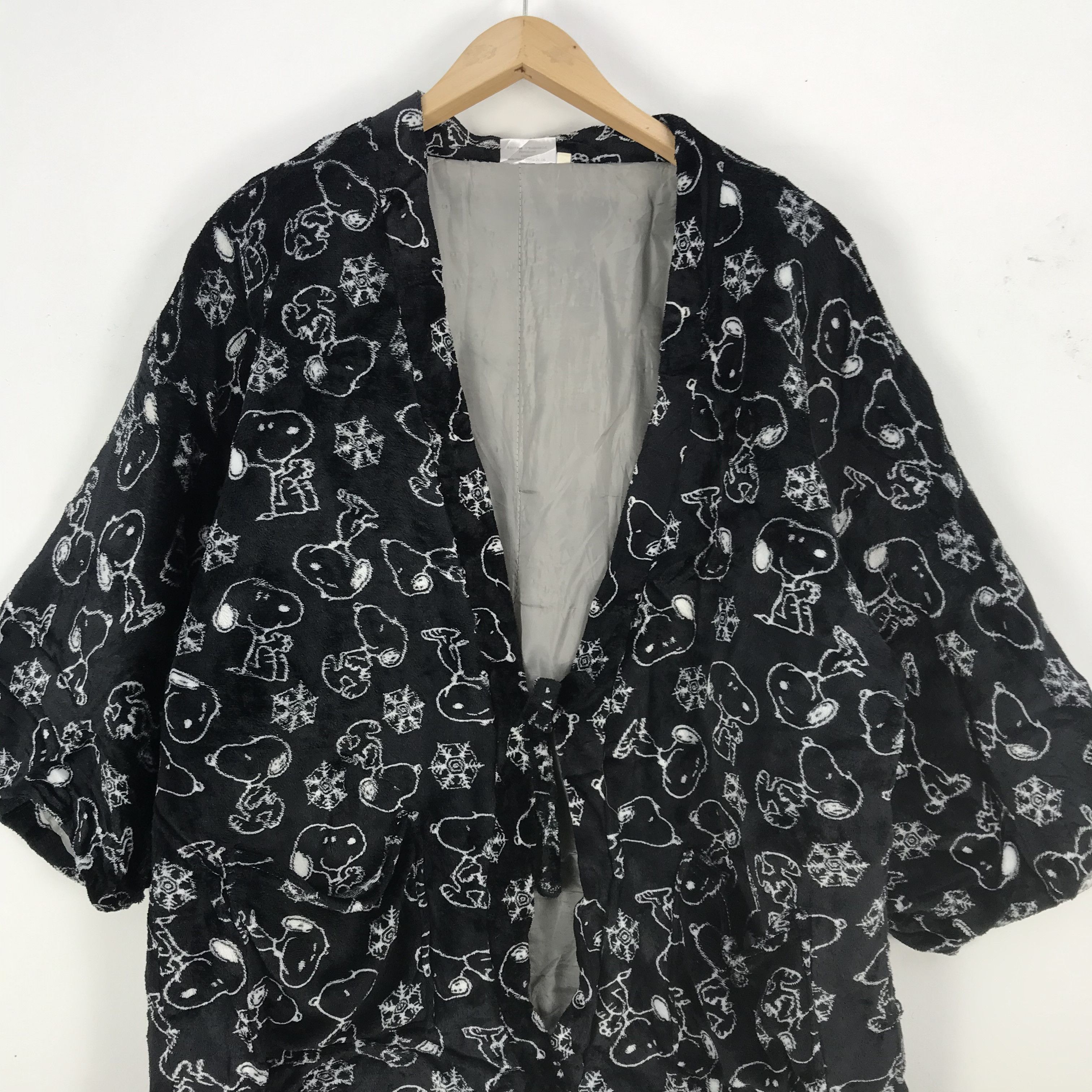 Cartoon Network × Vintage Vintage Peanut Fleece Japanese Kimono Cartoon Anime BS54462 Size US XL / EU 56 / 4 - 3 Thumbnail