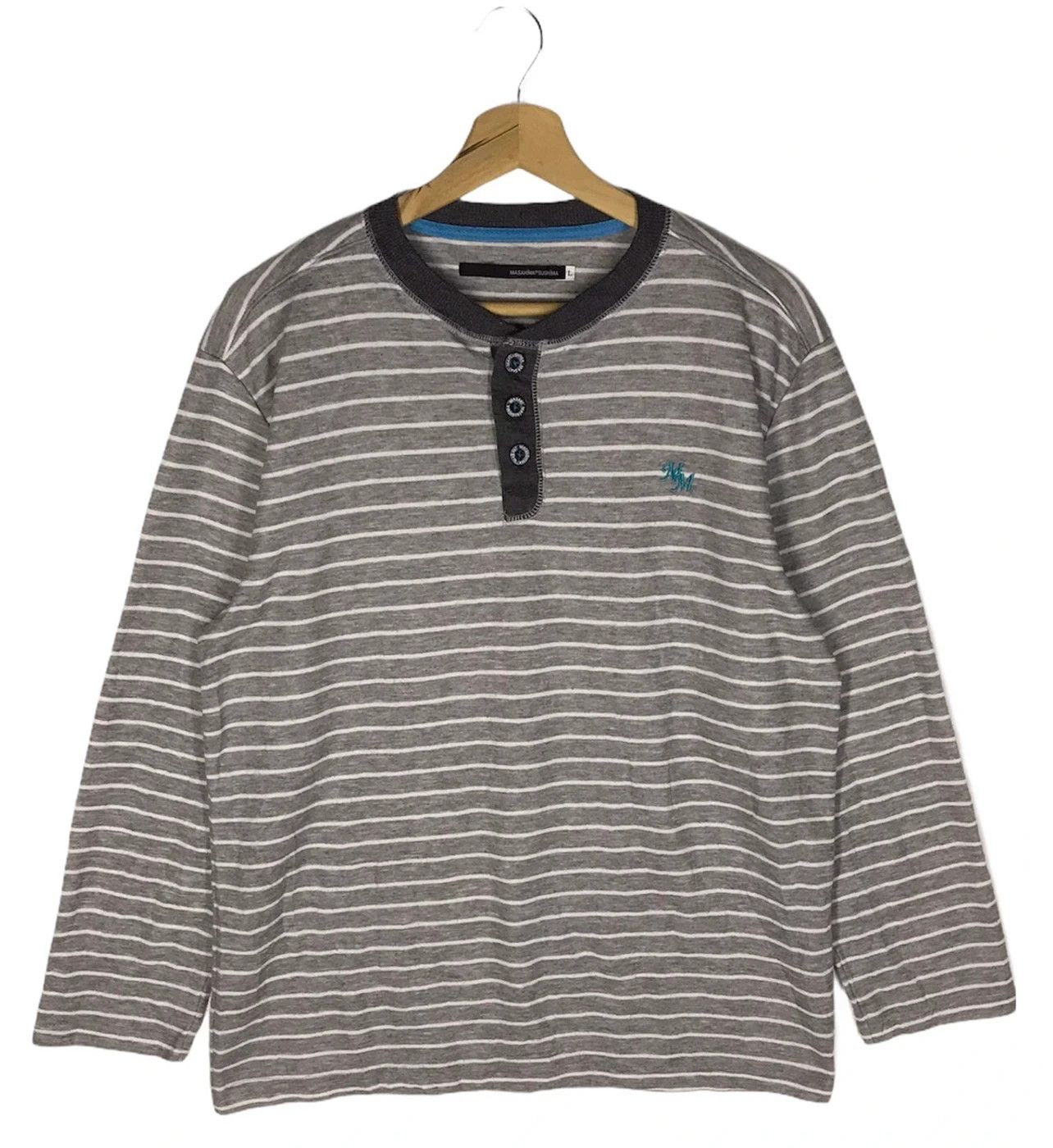 image of Masaki Matsushima Night Wear in Striped, Men's (Size Large)