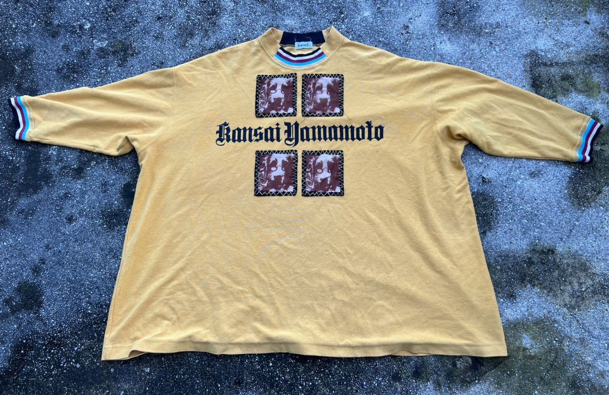 Kansai Yamamoto Vintage Kansai Yamamoto Rare Design Big Logo Sweatshirt Size US XXL / EU 58 / 5 - 1 Thumbnail