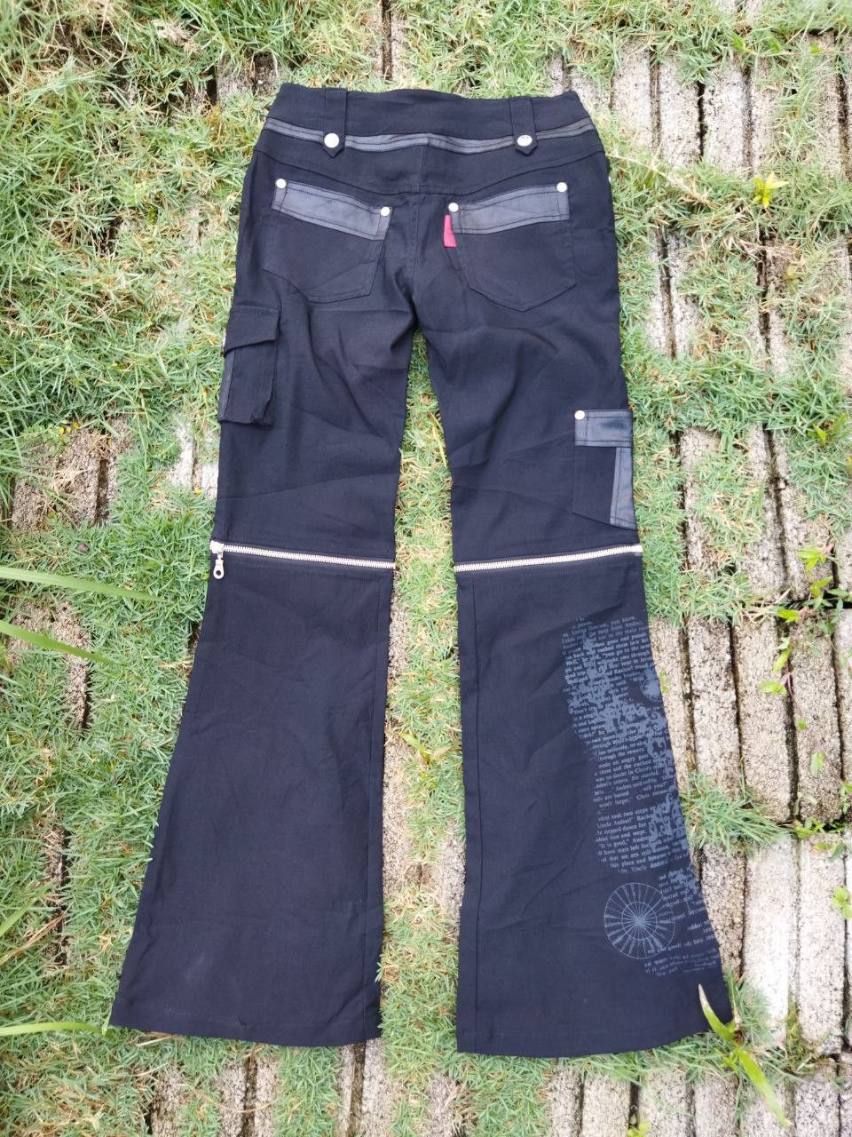 OZZ ONESTE Zipper Bontage Pants
