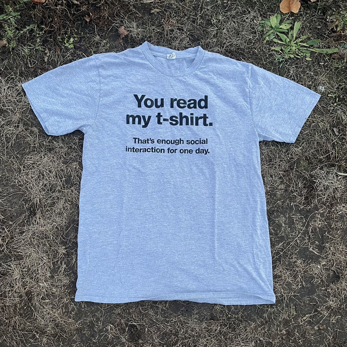 Vintage Vintage 90s Humor Graphic Tee Sun Faded Streetwear Boxy L Size US L / EU 52-54 / 3 - 2 Thumbnail