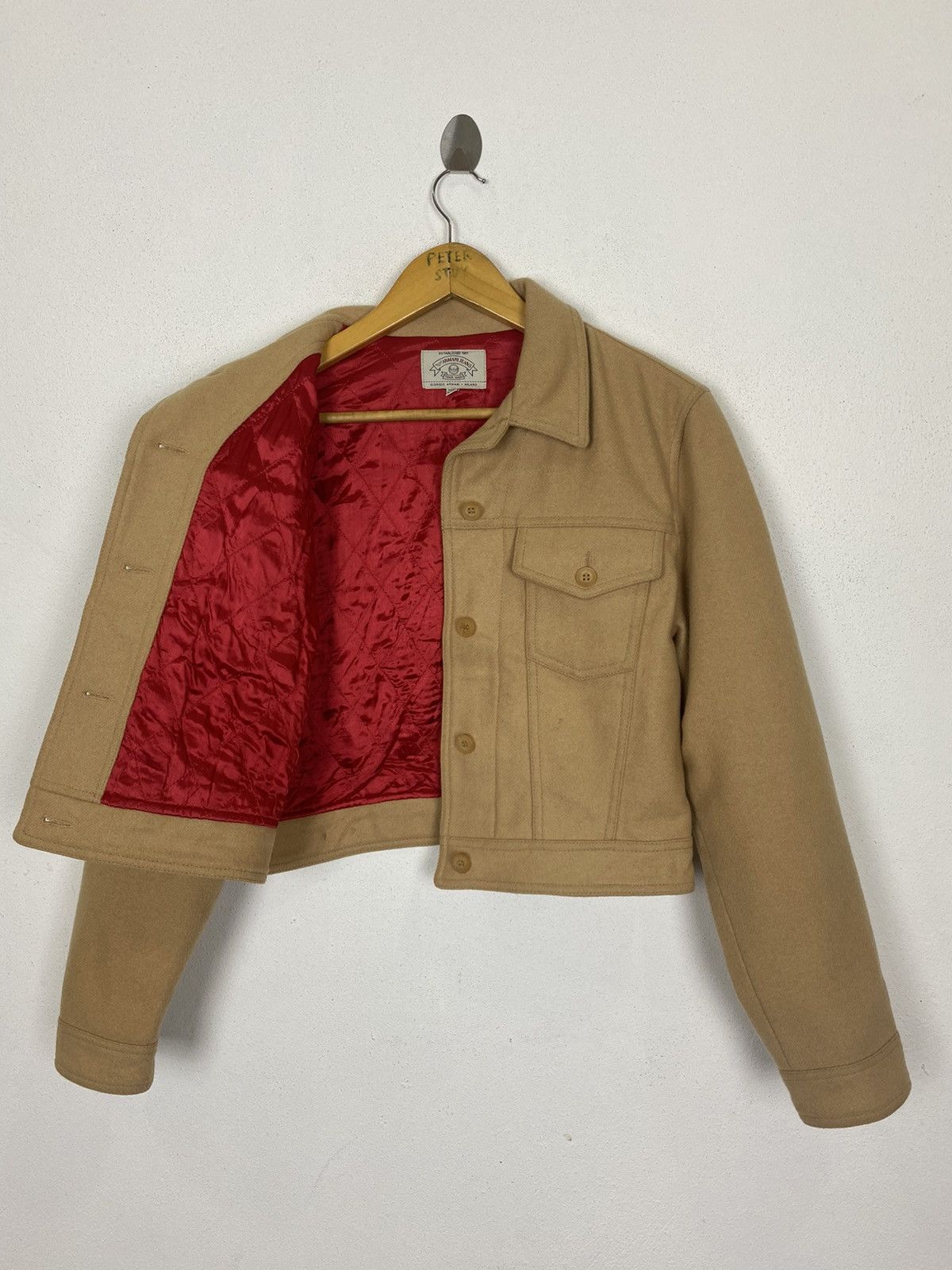 Armani GK128 ARMANI JEANS MADE IN ITALY SHORT JACKET Size US M / EU 48-50 / 2 - 1 Thumbnail