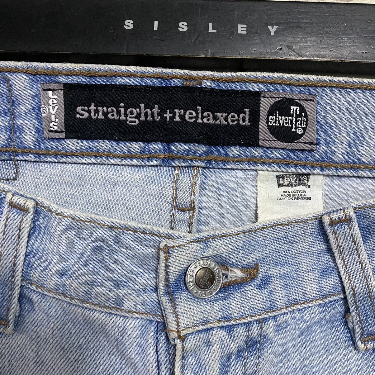 Levi's Vintage 90s Levis Silvertab Lightwash Baggy Jeans Size US 31 - 8 Thumbnail