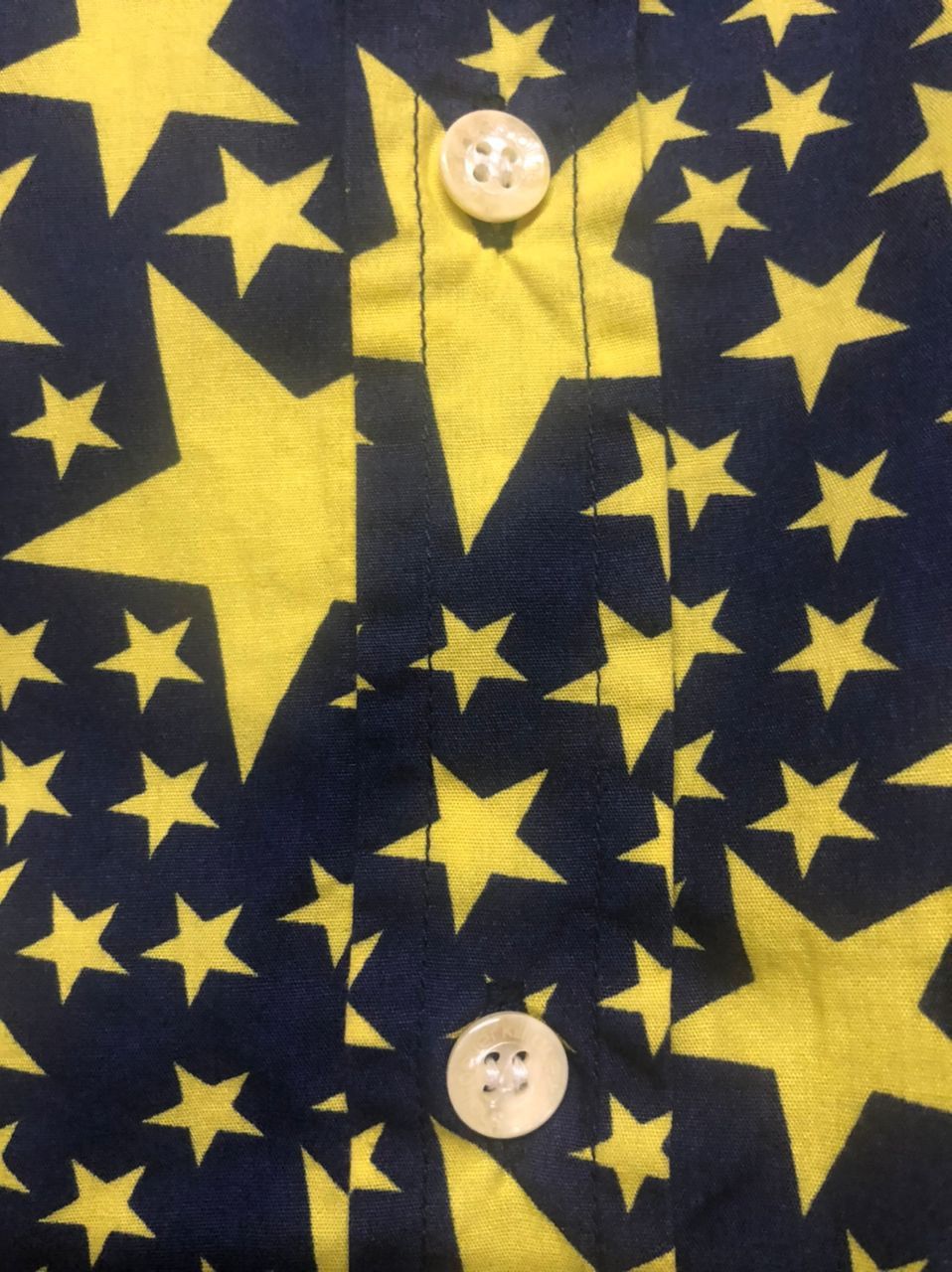 Bape Star Pattern Button Up S/S Shirt Size US L / EU 52-54 / 3 - 9 Thumbnail