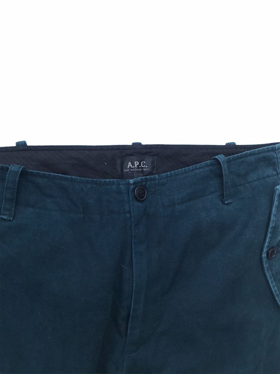 A.P.C. Apc Green Casual Pants Size US 30 / EU 46 - 4 Thumbnail