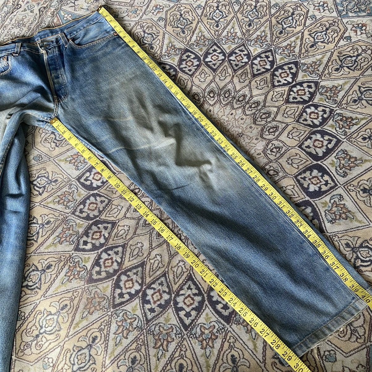 Levi's Vintage 90s Levis 501 Dirty Faded Made USA 33x29.5 Size US 33 - 18 Thumbnail
