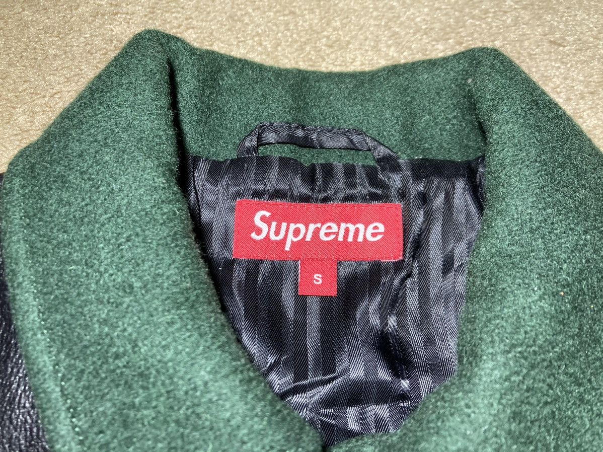 Supreme FW12 Supreme Donkey Leather Forest Green Coat 2012 Wool Size US S / EU 44-46 / 1 - 4 Thumbnail