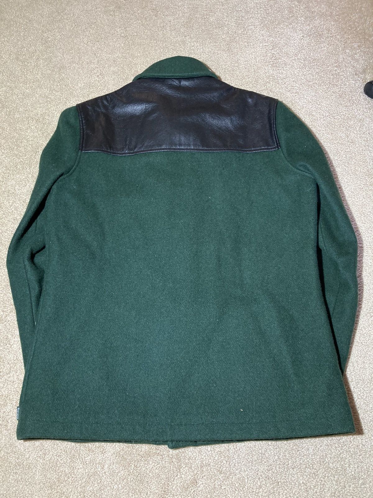 Supreme FW12 Supreme Donkey Leather Forest Green Coat 2012 Wool Size US S / EU 44-46 / 1 - 5 Thumbnail