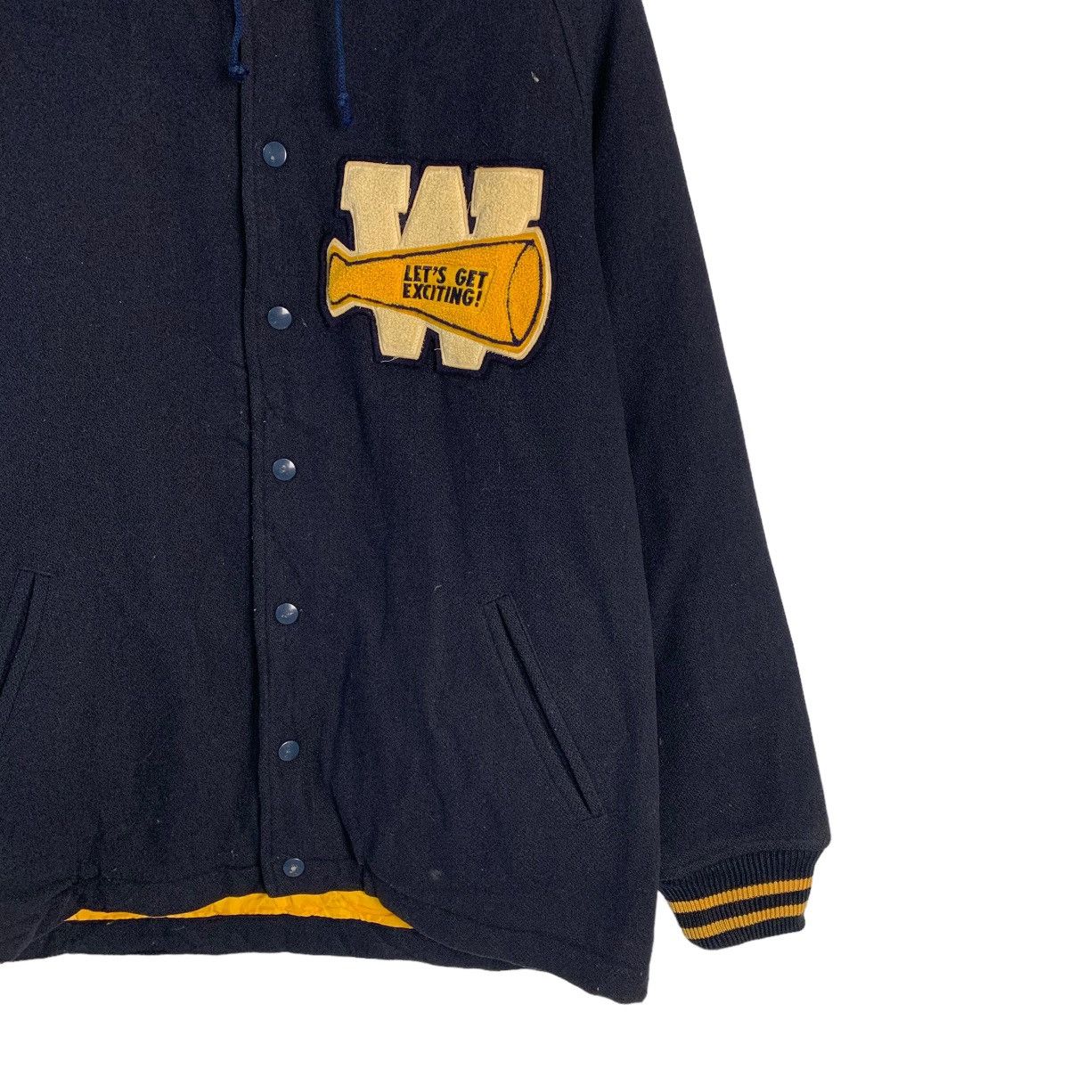 Japanese Brand Japanese Brand Way Out Varsity Jacket Size US L / EU 52-54 / 3 - 3 Thumbnail