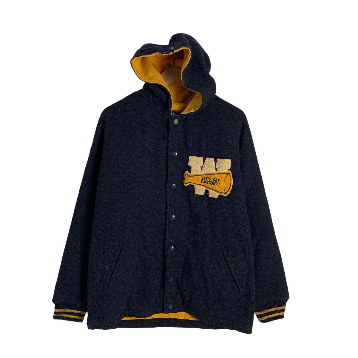 Japanese Brand Japanese Brand Way Out Varsity Jacket Size US L / EU 52-54 / 3 - 1 Thumbnail