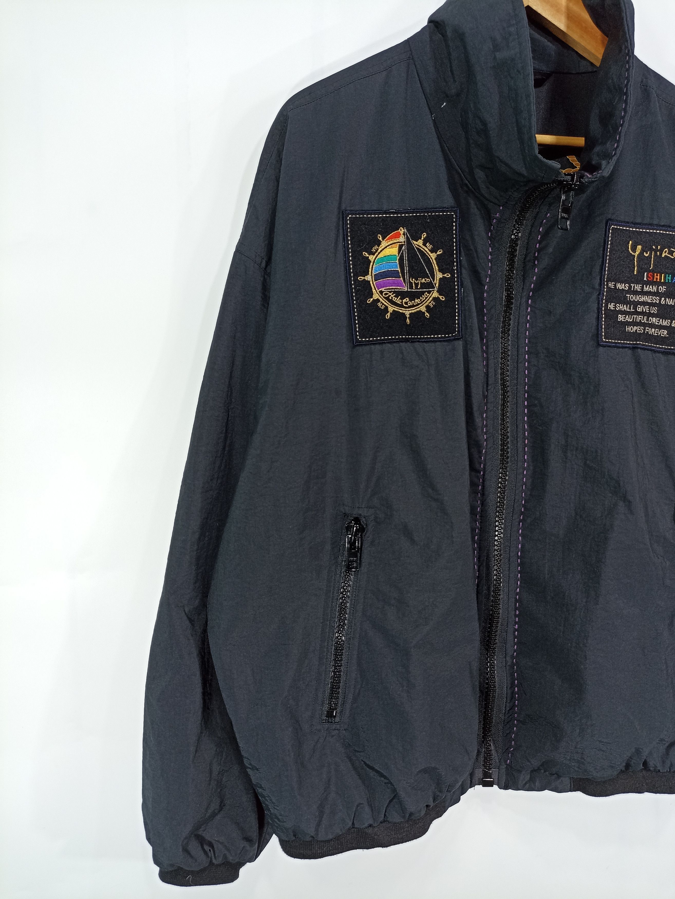 Japanese Brand × Vintage Vintage Yujiro ishihara Bomber Jacket Size US XL / EU 56 / 4 - 4 Thumbnail