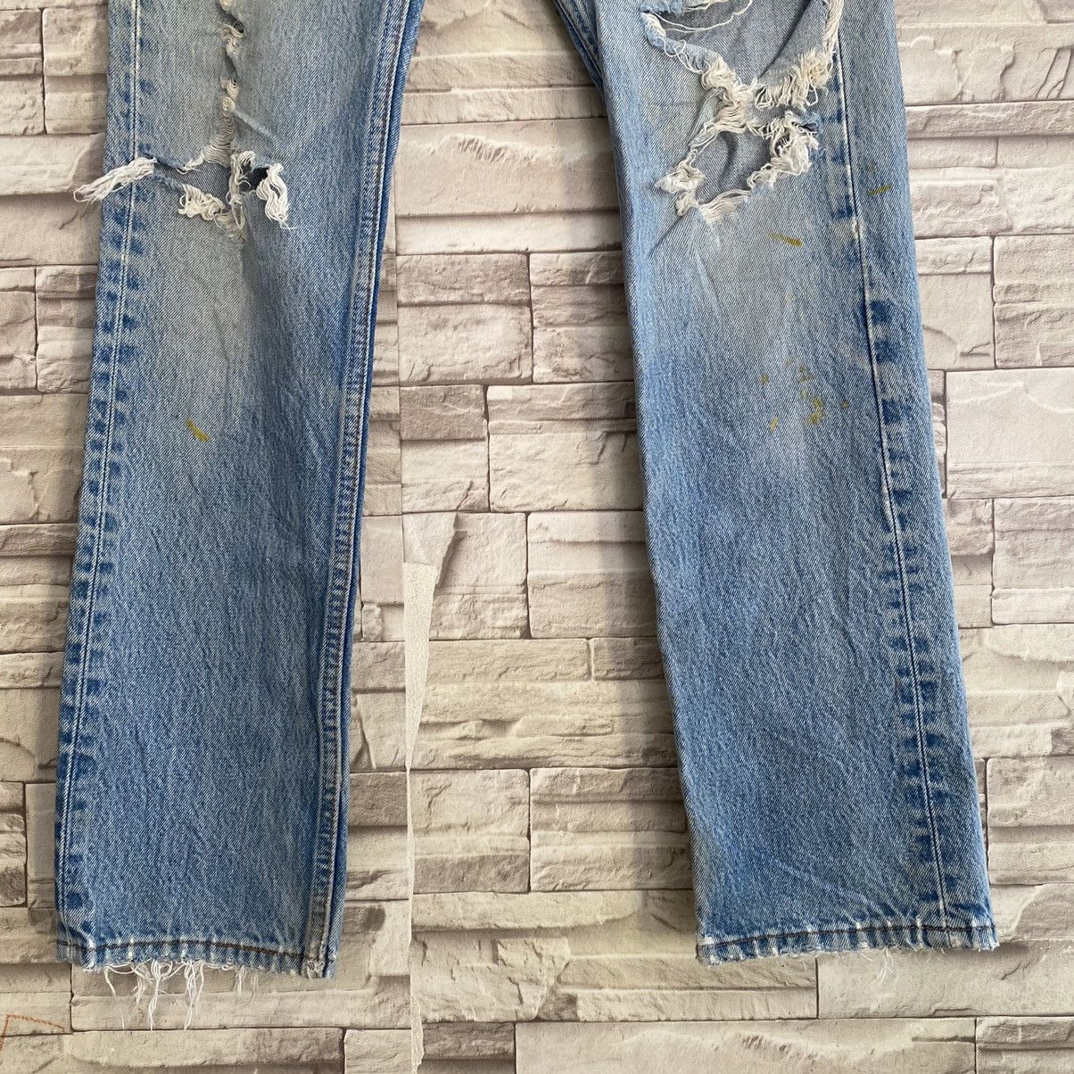 Levi's Vintage Levis 501xx Lightwash Jeans Grunge 28x30 Made USA Size US 28 / EU 44 - 5 Thumbnail