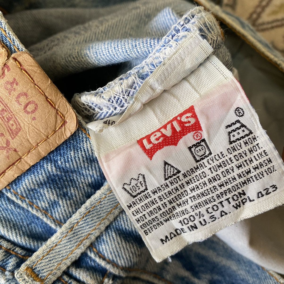 Levi's Vintage Levis 501xx Lightwash Jeans Grunge 28x30 Made USA Size US 28 / EU 44 - 21 Thumbnail