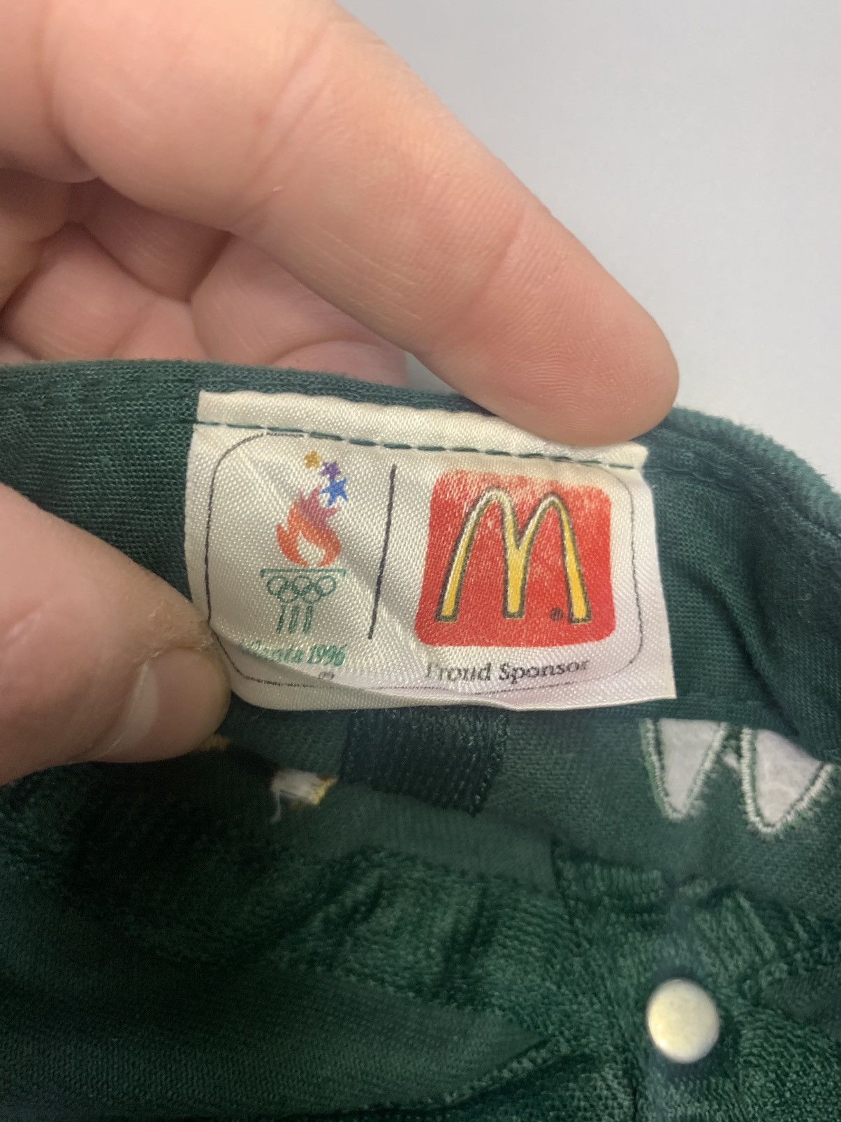 USA Olympics × Vintage 🔥 Vintage! ATLANTA 1996 Olympics Games Cap / Hat Size ONE SIZE - 8 Thumbnail