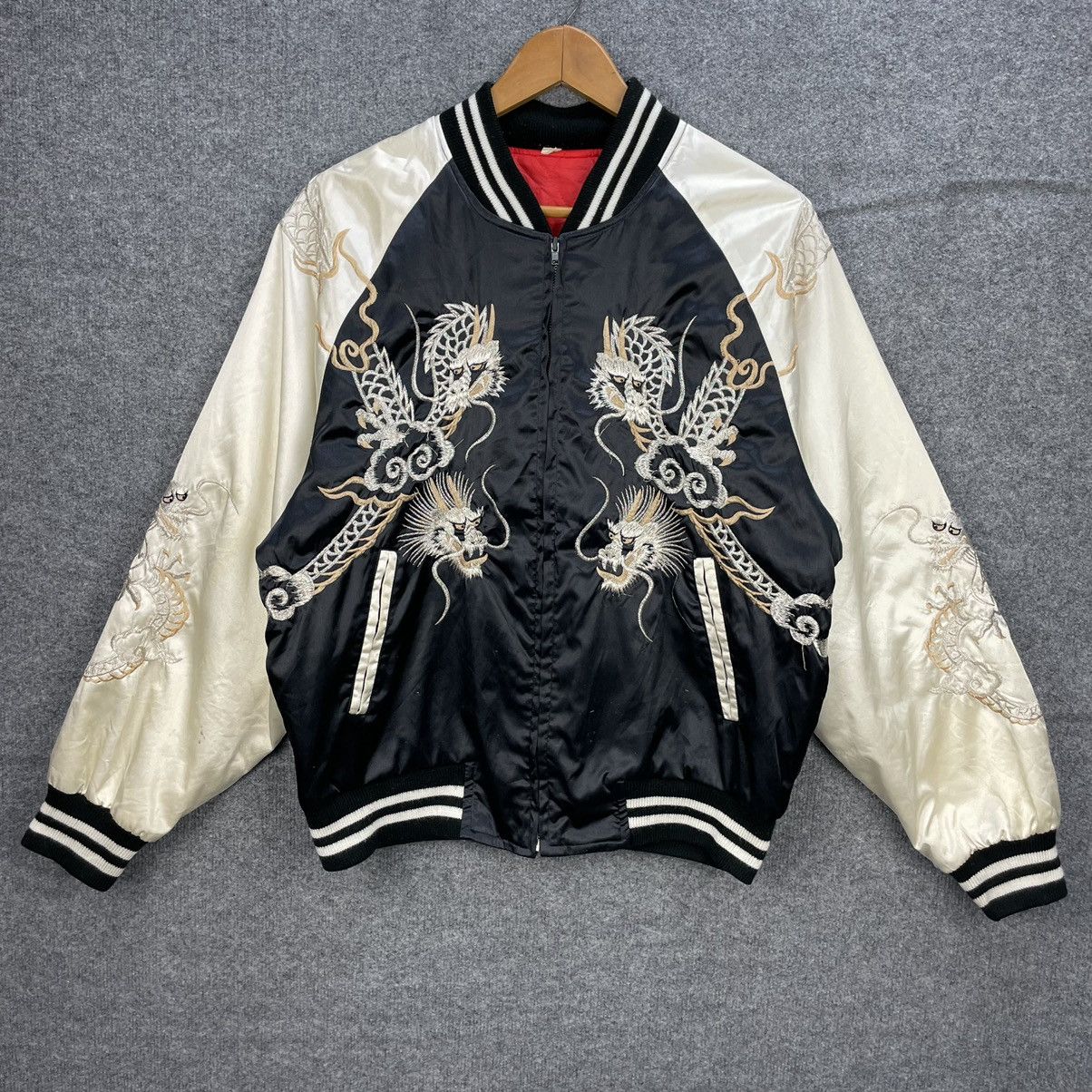 Japanese Brand × Vintage Sukajan Far East Dragon Legendary Souvenir Jacket Size US M / EU 48-50 / 2 - 1 Thumbnail