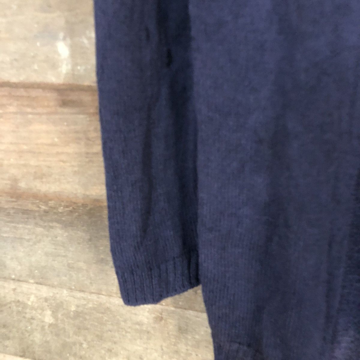 Japanese Brand New Yonker Blue knitwear Cardigan #3906 Size US XL / EU 56 / 4 - 6 Thumbnail