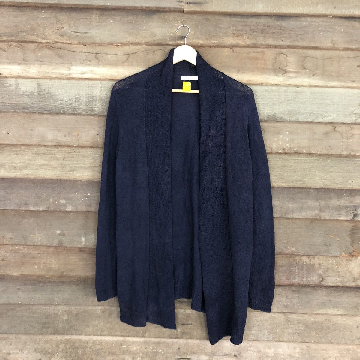Japanese Brand New Yonker Blue knitwear Cardigan #3906 Size US XL / EU 56 / 4 - 3 Thumbnail