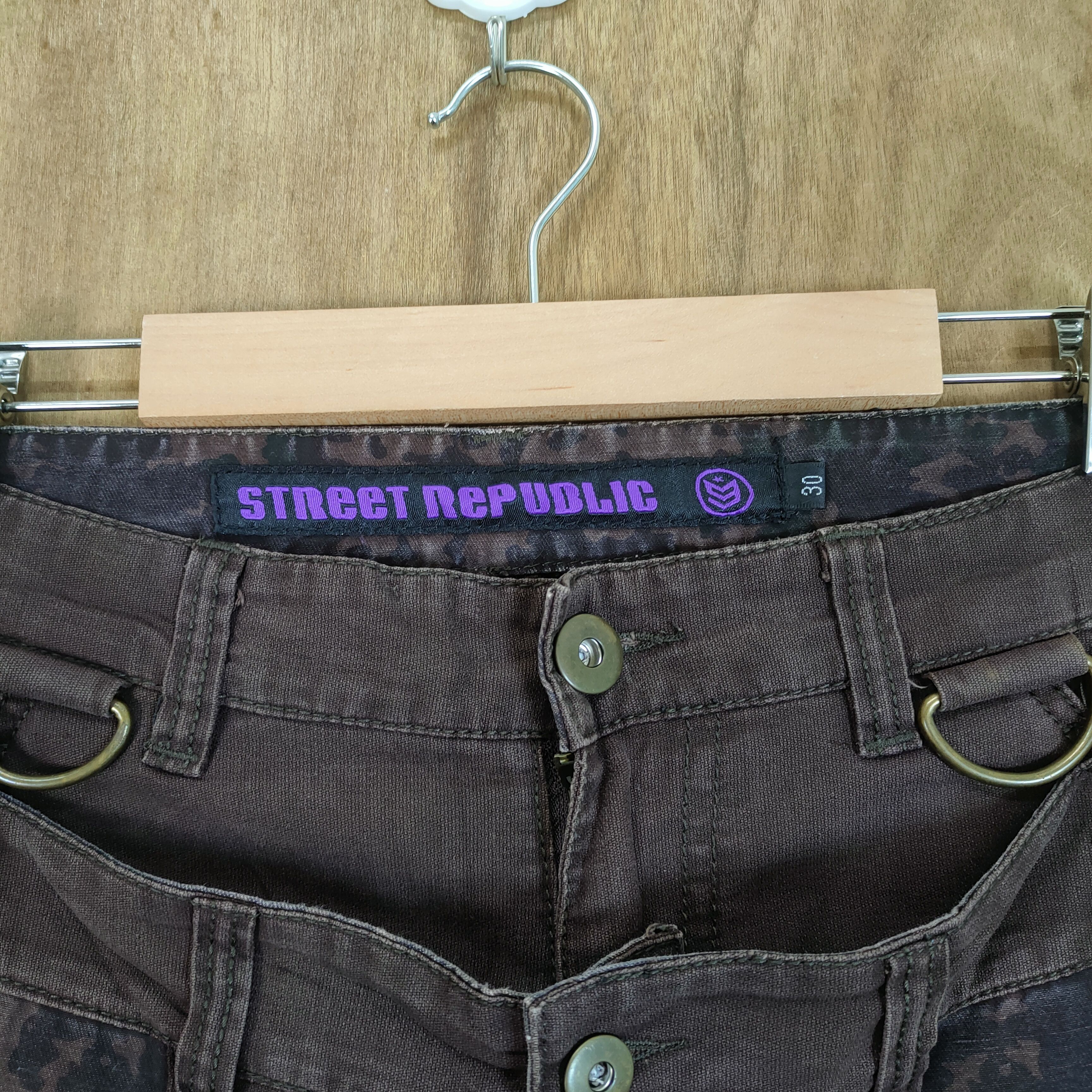 Japanese Brand VINTAGE STREET REPUBLIC BONDAGE CARGO PANTS Size US 31 - 6 Thumbnail