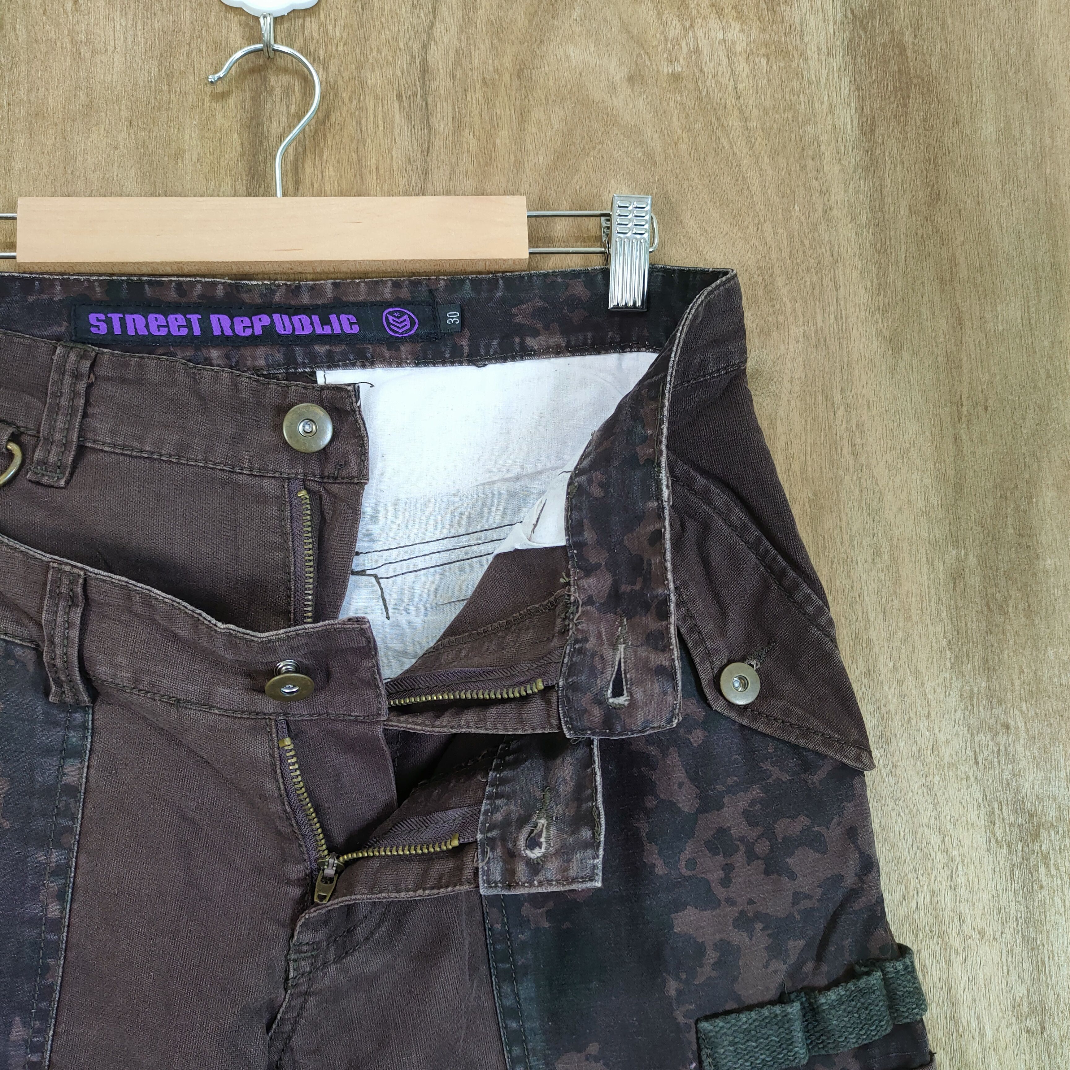Japanese Brand VINTAGE STREET REPUBLIC BONDAGE CARGO PANTS Size US 31 - 12 Thumbnail