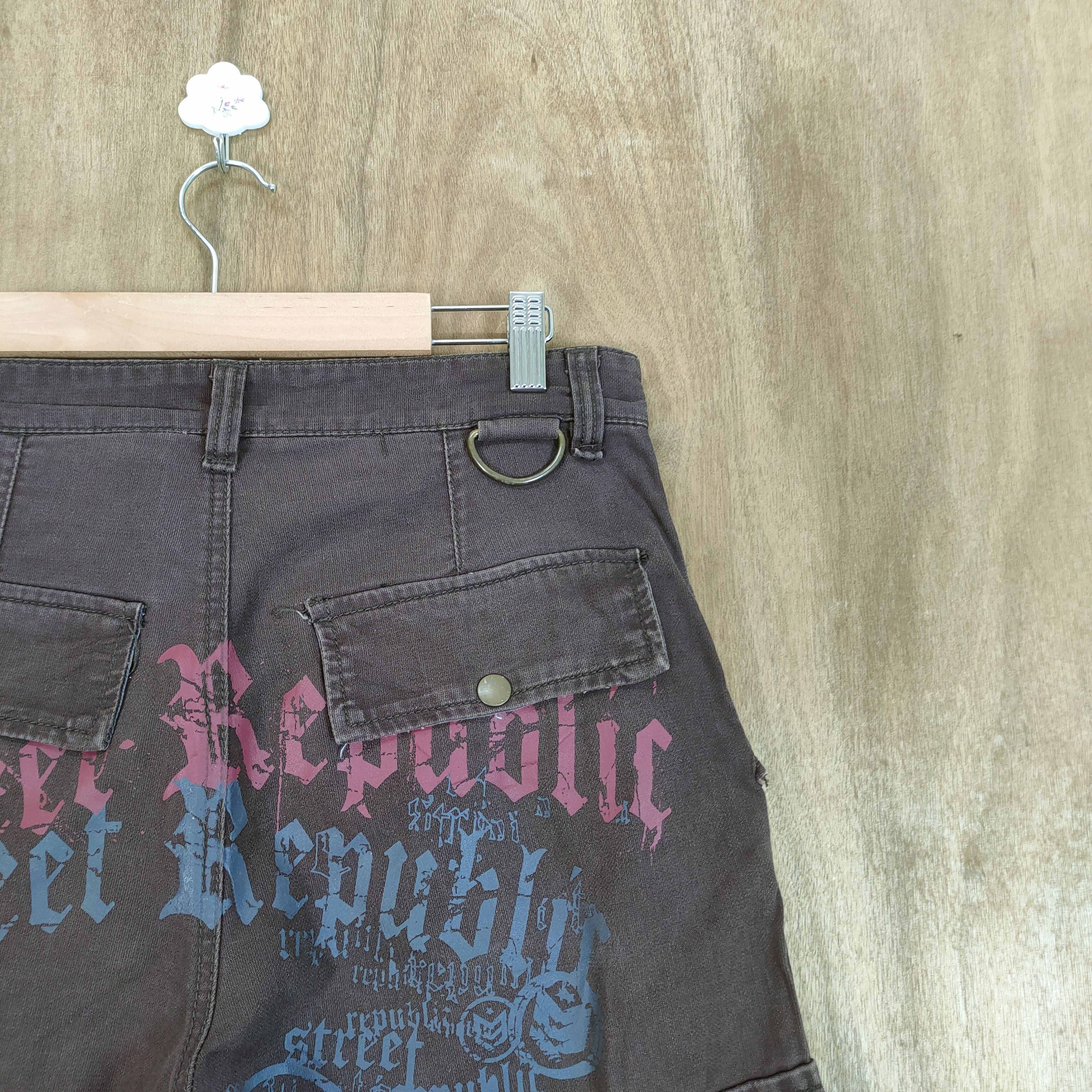 Japanese Brand VINTAGE STREET REPUBLIC BONDAGE CARGO PANTS Size US 31 - 11 Thumbnail