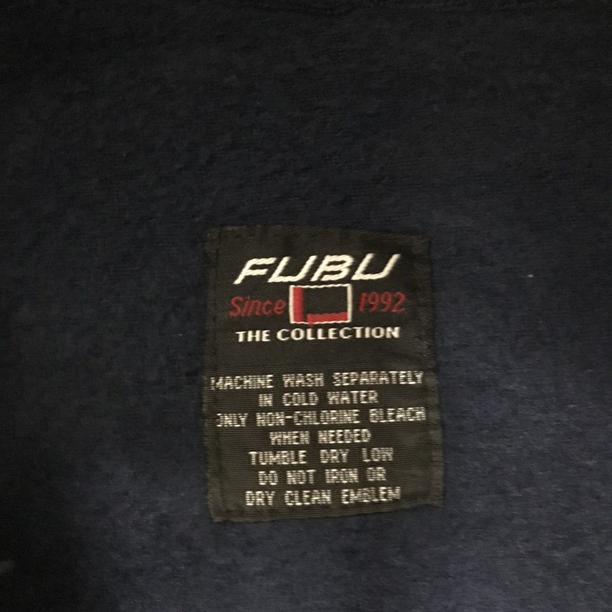 Fubu × Vintage Vintage Fubu Hoodie Fleece HalfZip Fubu Jacket Size US XL / EU 56 / 4 - 6 Thumbnail