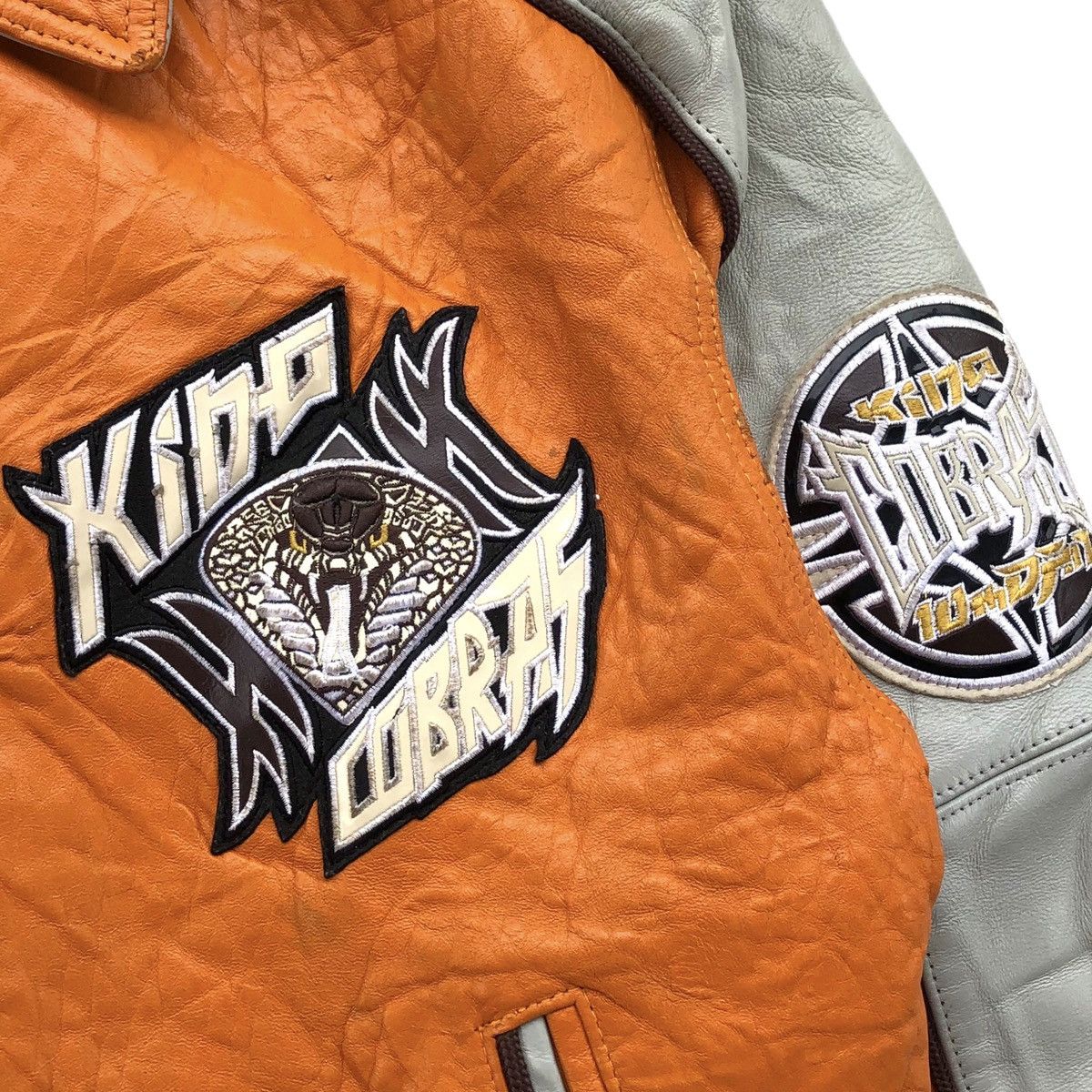 Vintage VTG Motorcycles R.B.C King Cobras Amazons Leather Jacket Size US L / EU 52-54 / 3 - 10 Thumbnail