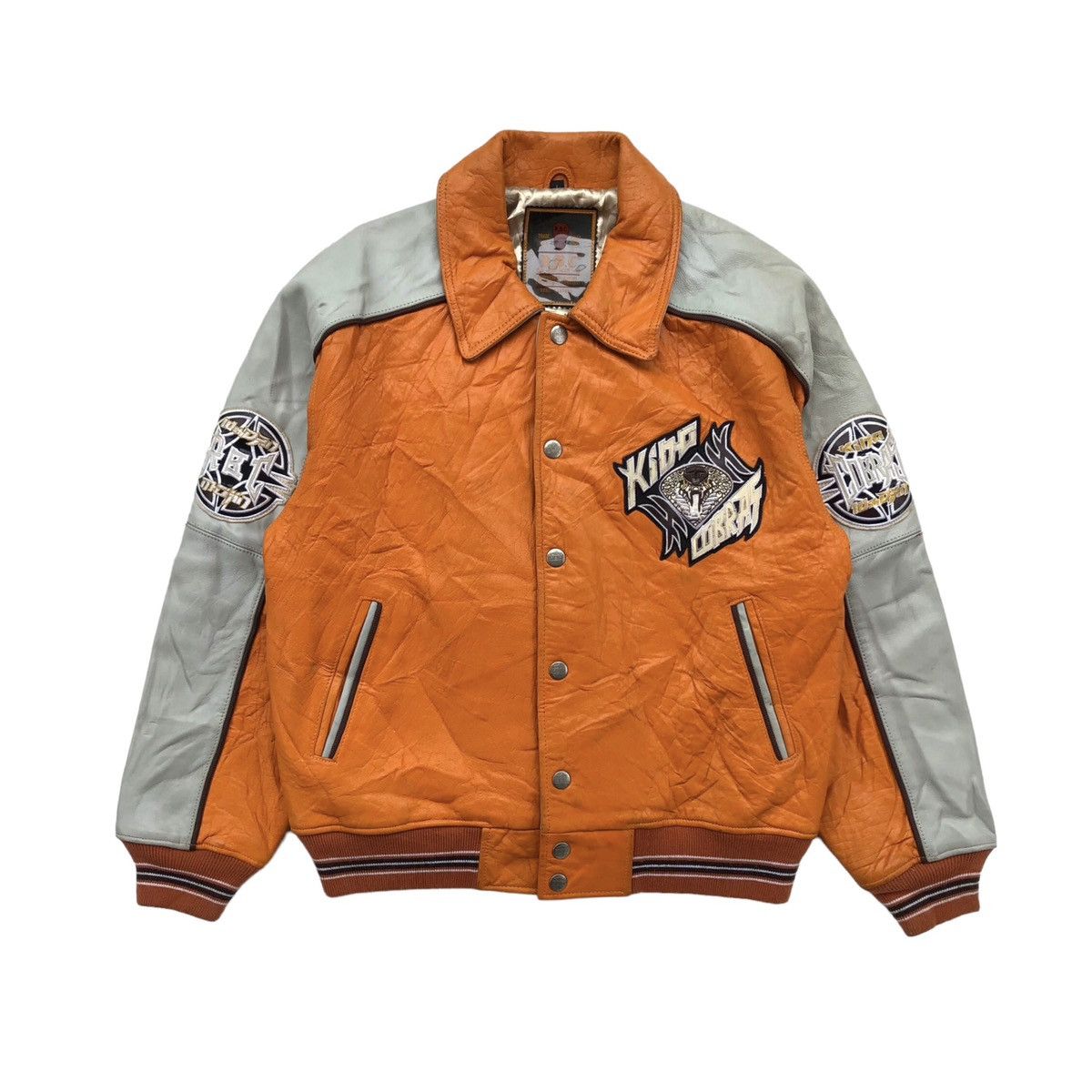 Vintage VTG Motorcycles R.B.C King Cobras Amazons Leather Jacket Size US L / EU 52-54 / 3 - 2 Thumbnail