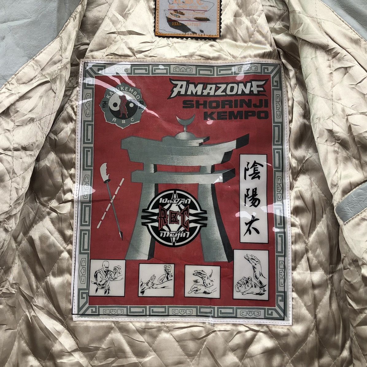 Vintage VTG Motorcycles R.B.C King Cobras Amazons Leather Jacket Size US L / EU 52-54 / 3 - 14 Thumbnail