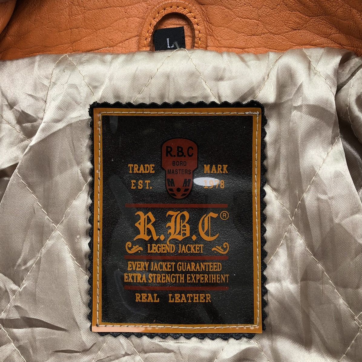 Vintage VTG Motorcycles R.B.C King Cobras Amazons Leather Jacket Size US L / EU 52-54 / 3 - 18 Thumbnail