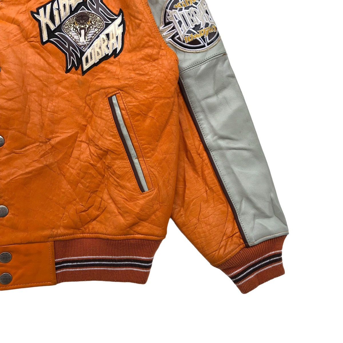 Vintage VTG Motorcycles R.B.C King Cobras Amazons Leather Jacket Size US L / EU 52-54 / 3 - 5 Thumbnail