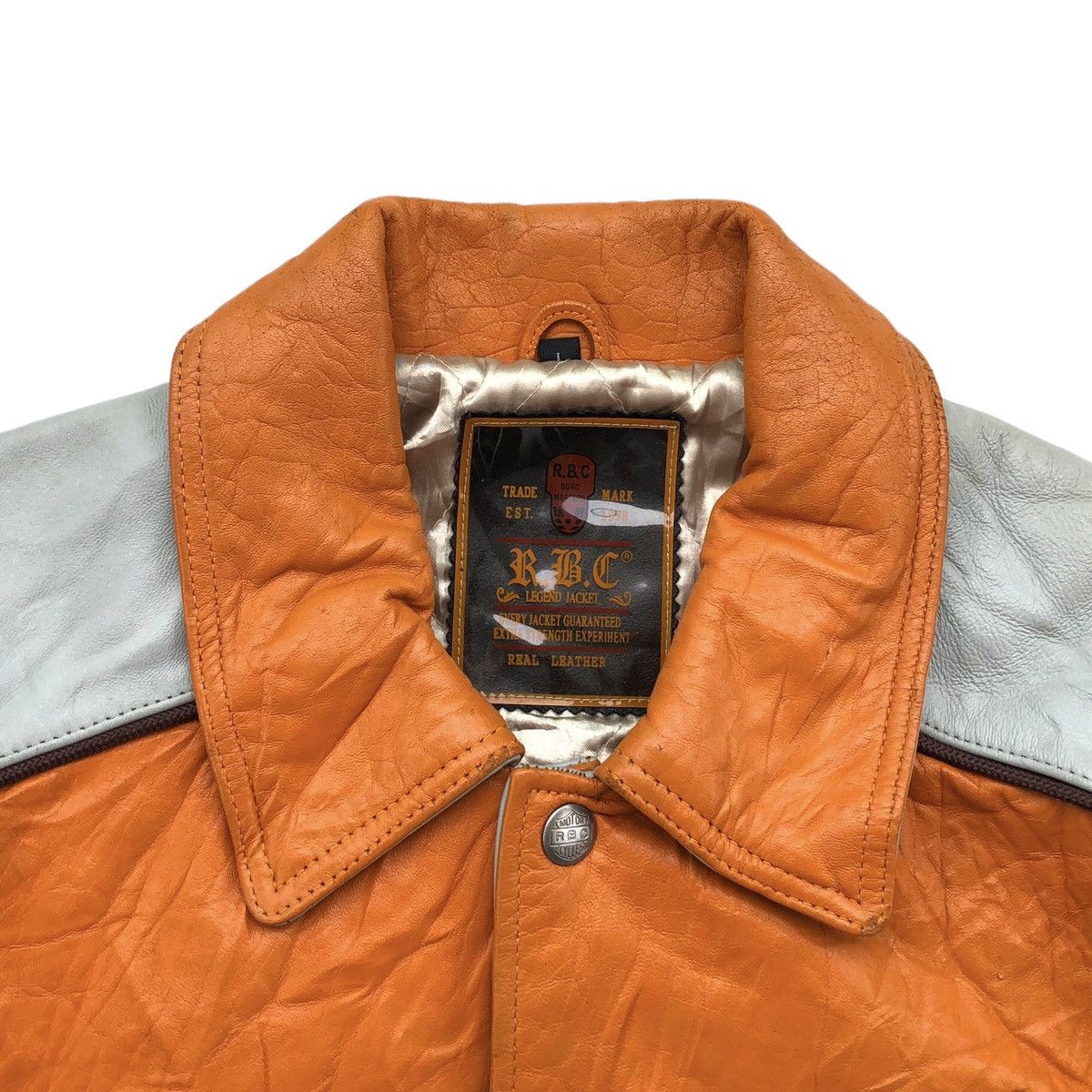 Vintage VTG Motorcycles R.B.C King Cobras Amazons Leather Jacket Size US L / EU 52-54 / 3 - 17 Thumbnail