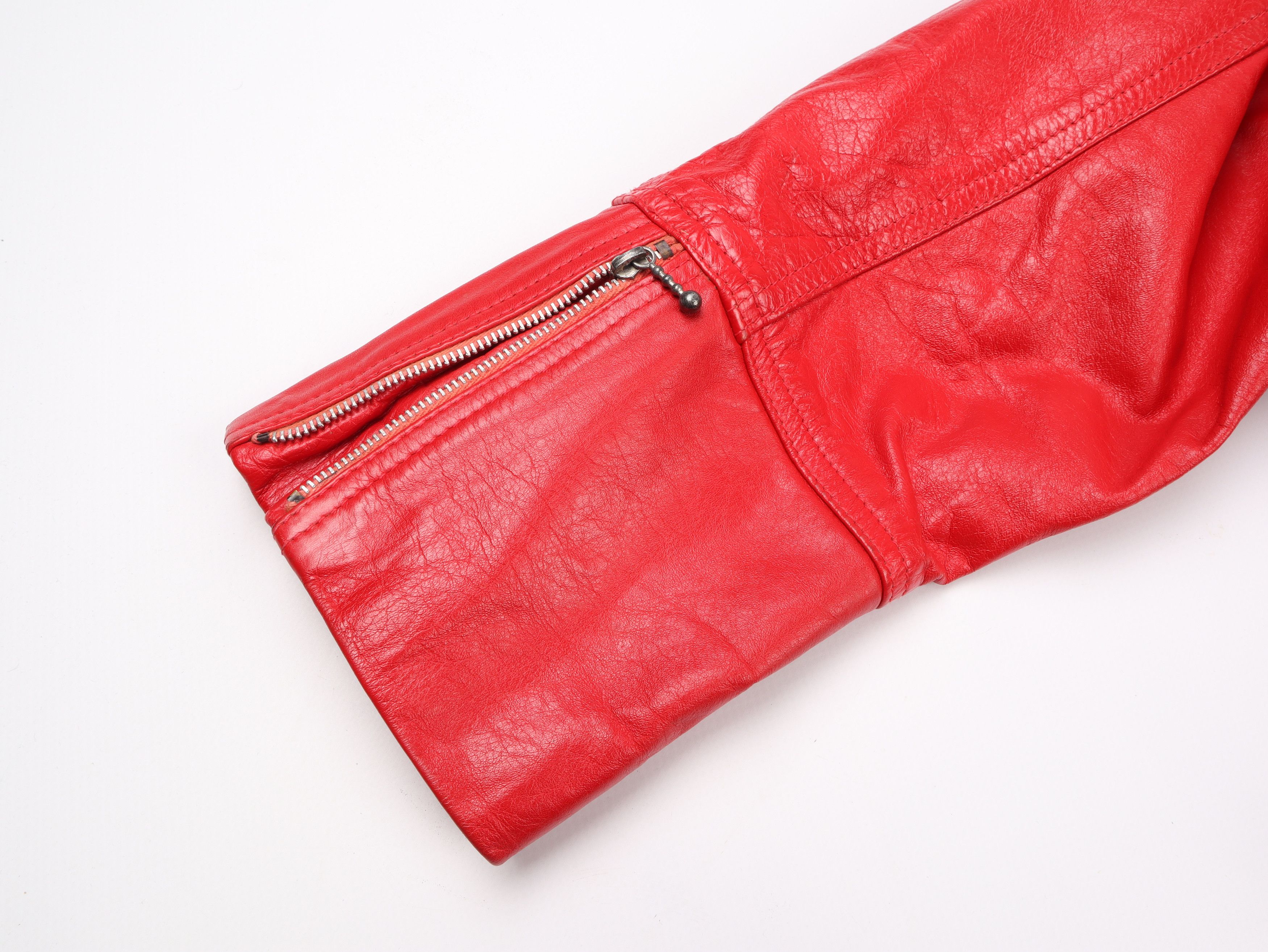 Vintage Vintage Leather Biker Jacket Size L / US 10 / IT 46 - 6 Thumbnail