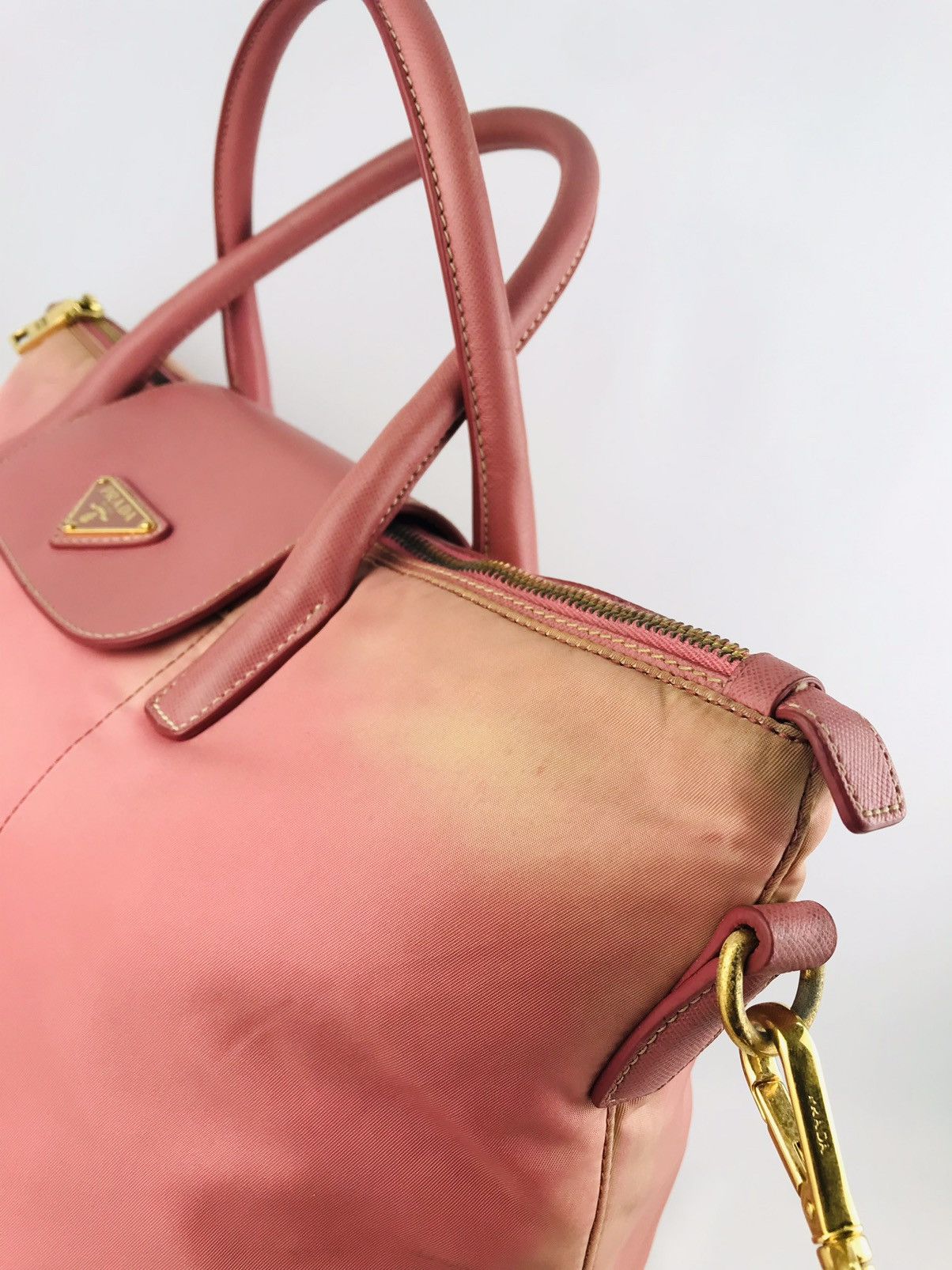Prada ❌Last Drop❌ Authentic Prada Two way handbag sun faded Size ONE SIZE - 8 Thumbnail