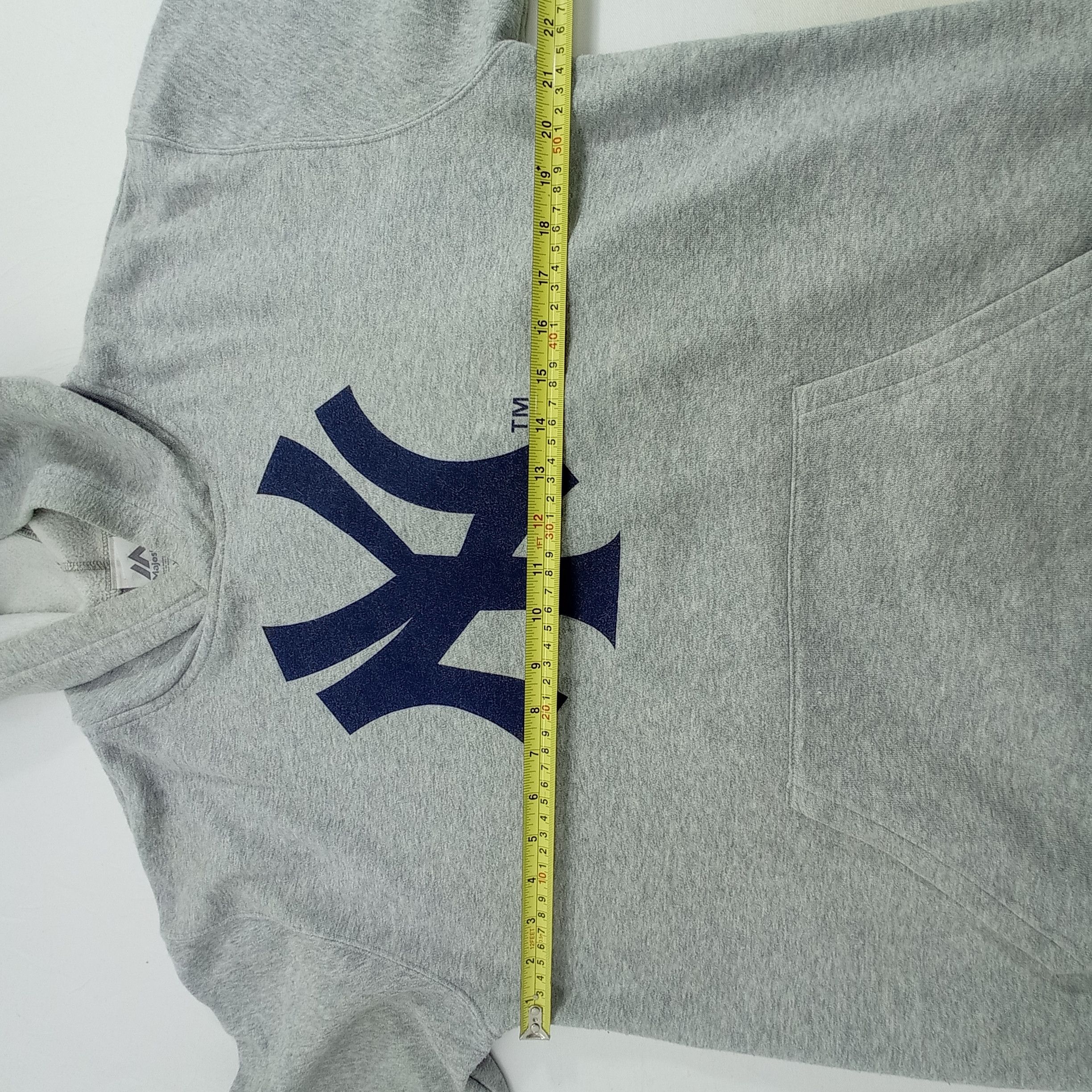 Majestic × New York Yankees Vintage Majestic New York Hoodie Sweatshirts Size US XL / EU 56 / 4 - 11 Thumbnail