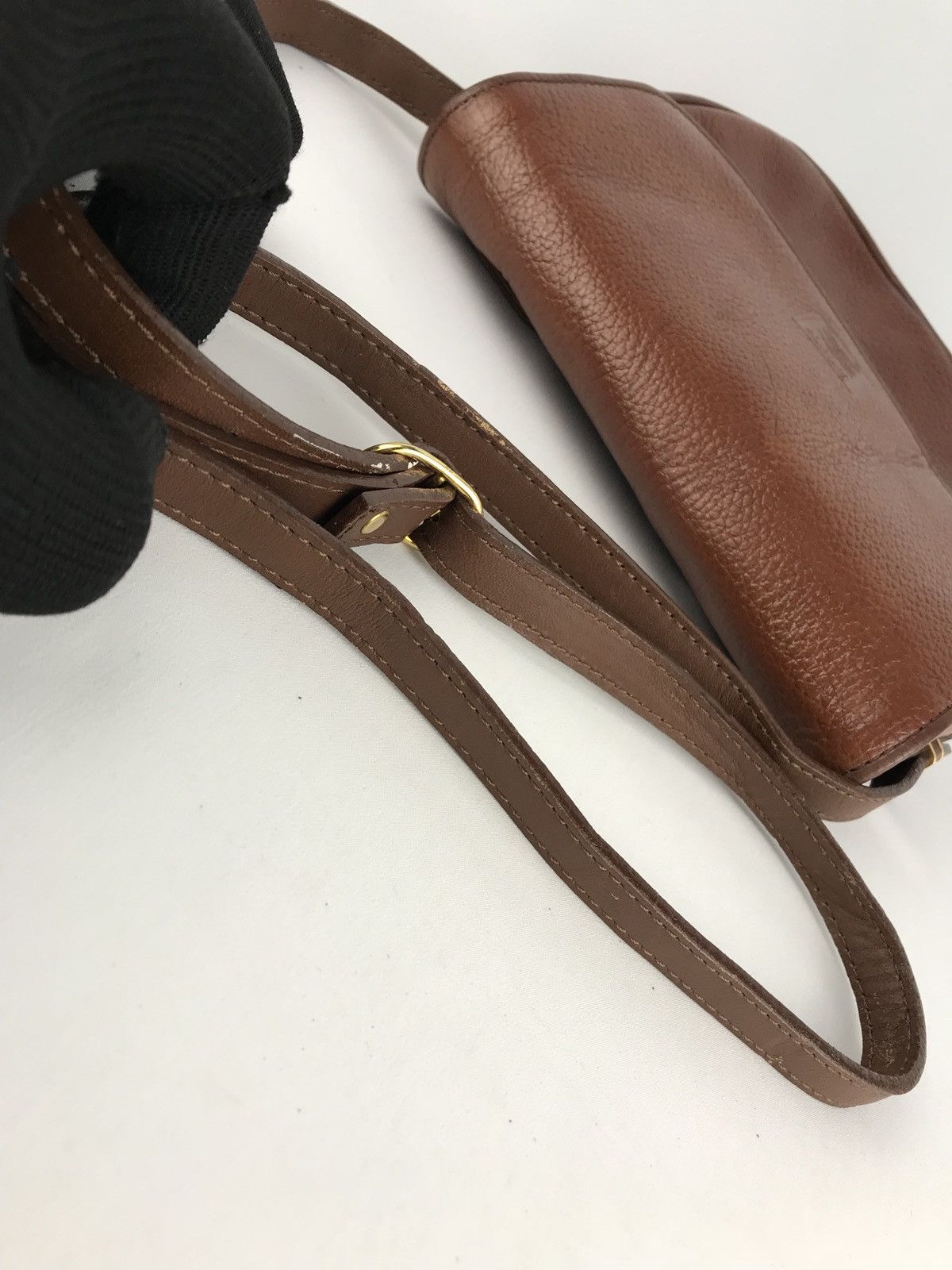 Burberry ❌LAST DROP❌ Vintage Burberrys Leather Brown Crossbody bag Size ONE SIZE - 24 Thumbnail