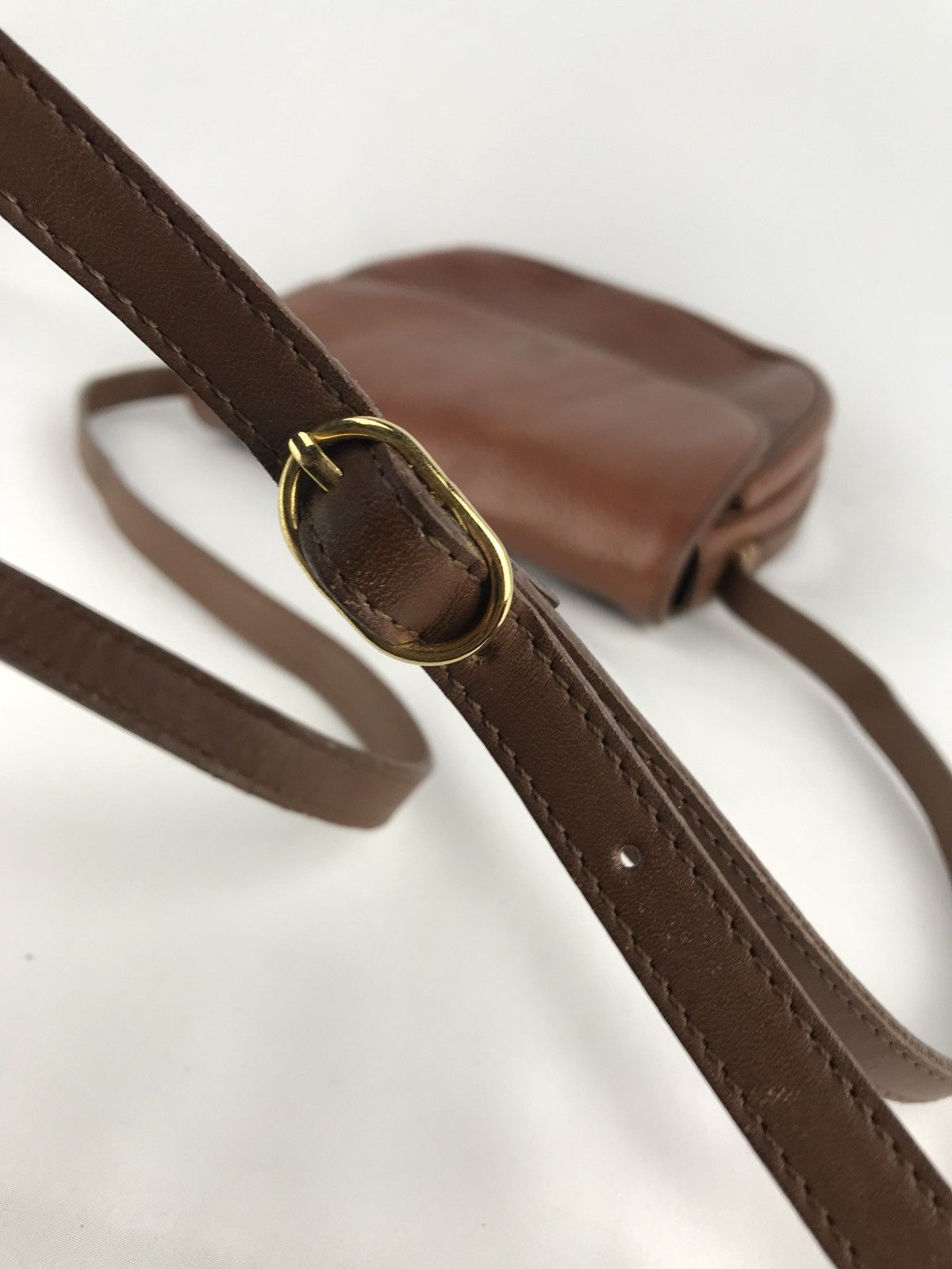 Burberry ❌LAST DROP❌ Vintage Burberrys Leather Brown Crossbody bag Size ONE SIZE - 20 Thumbnail