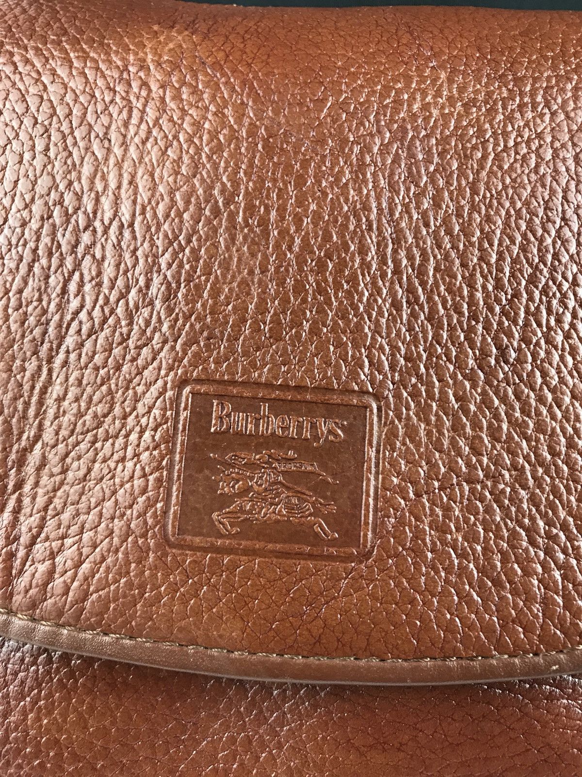 Burberry ❌LAST DROP❌ Vintage Burberrys Leather Brown Crossbody bag Size ONE SIZE - 3 Thumbnail