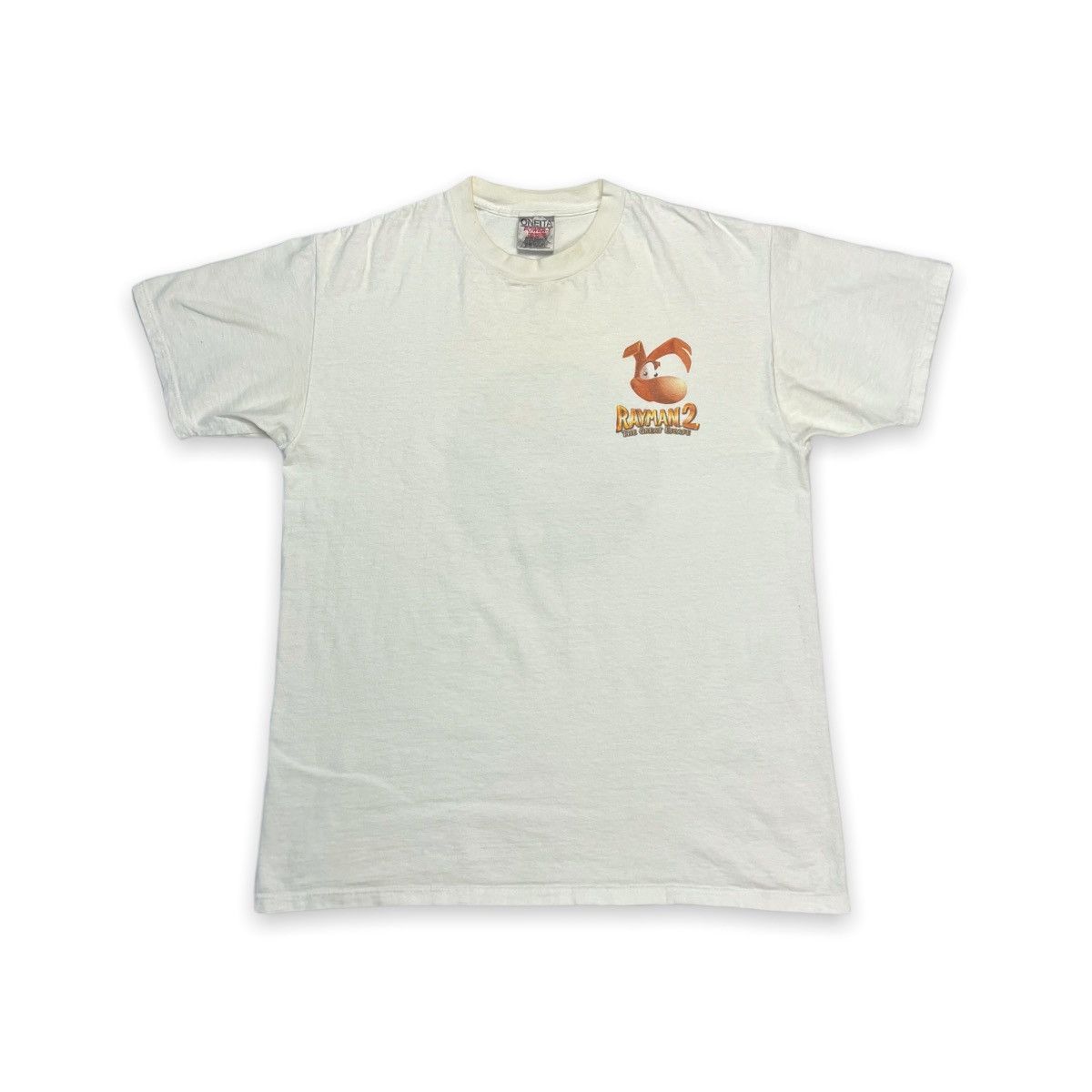 Playstation Vintage 1999 Rayman 2 Shirt The Great Escape Game Promo Tee Size US L / EU 52-54 / 3 - 5 Thumbnail