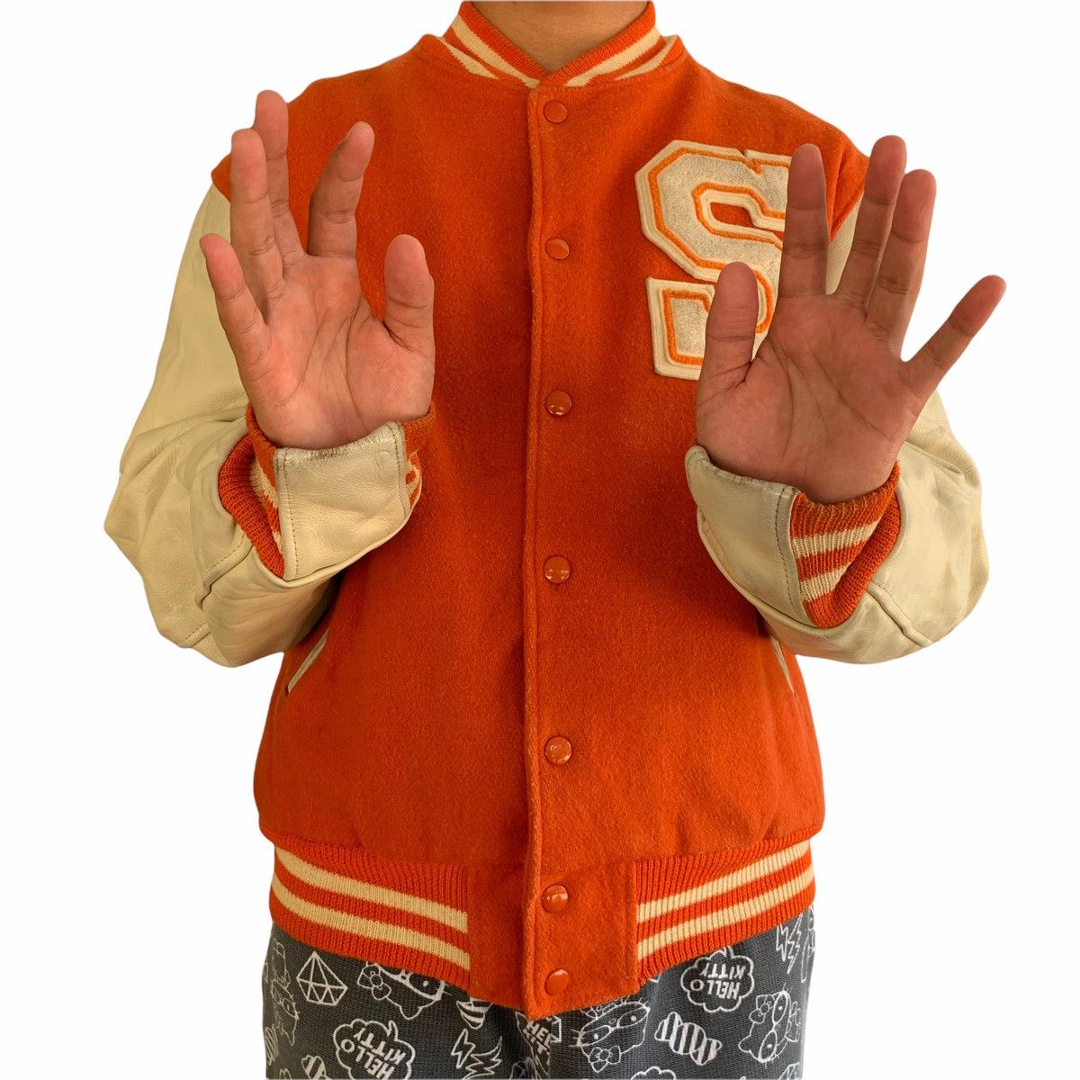 Golden Bear × Vintage Vintage Golden Bear ‘S Alphabet’ Varsity Jacket Size US M / EU 48-50 / 2 - 9 Thumbnail