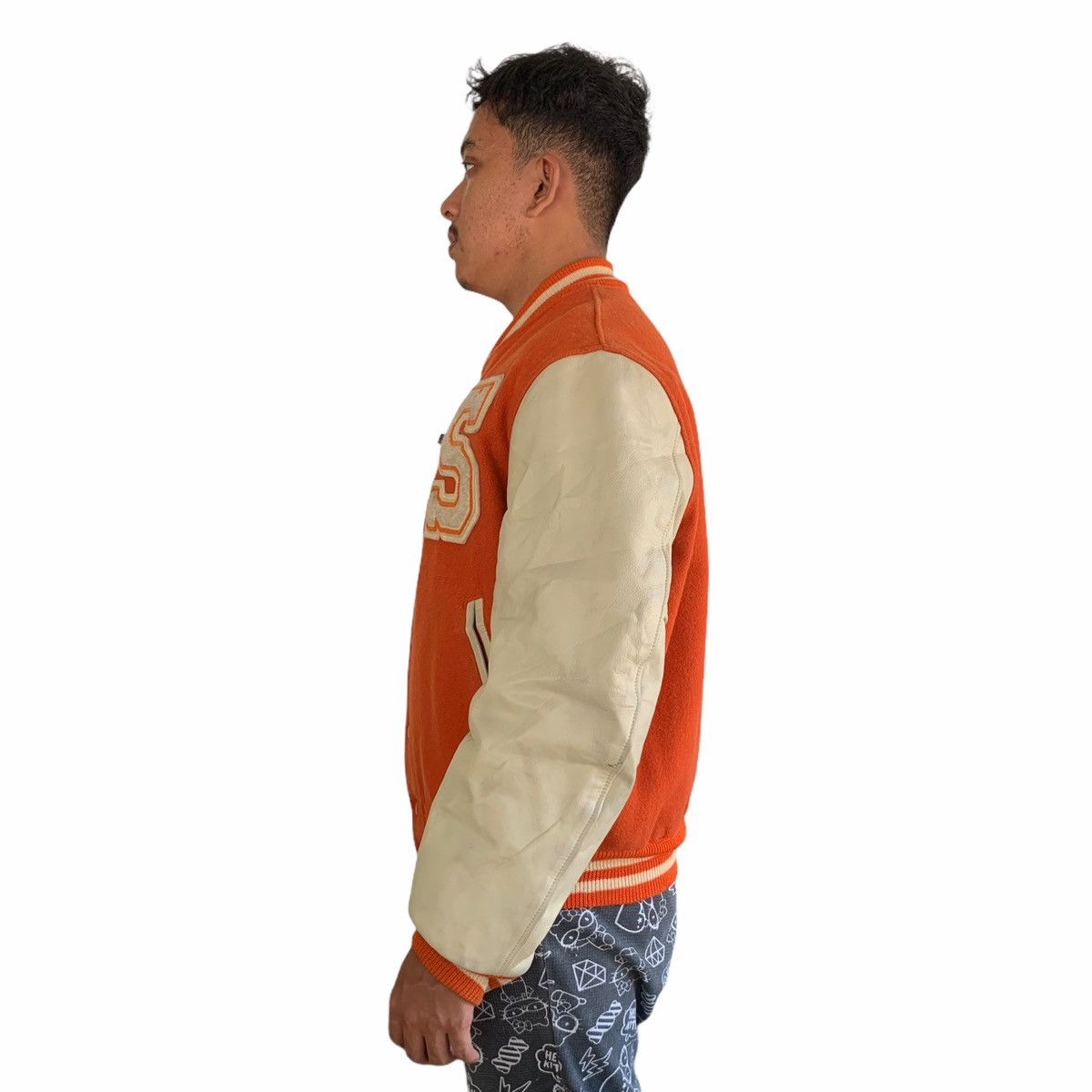 Golden Bear × Vintage Vintage Golden Bear ‘S Alphabet’ Varsity Jacket Size US M / EU 48-50 / 2 - 6 Thumbnail