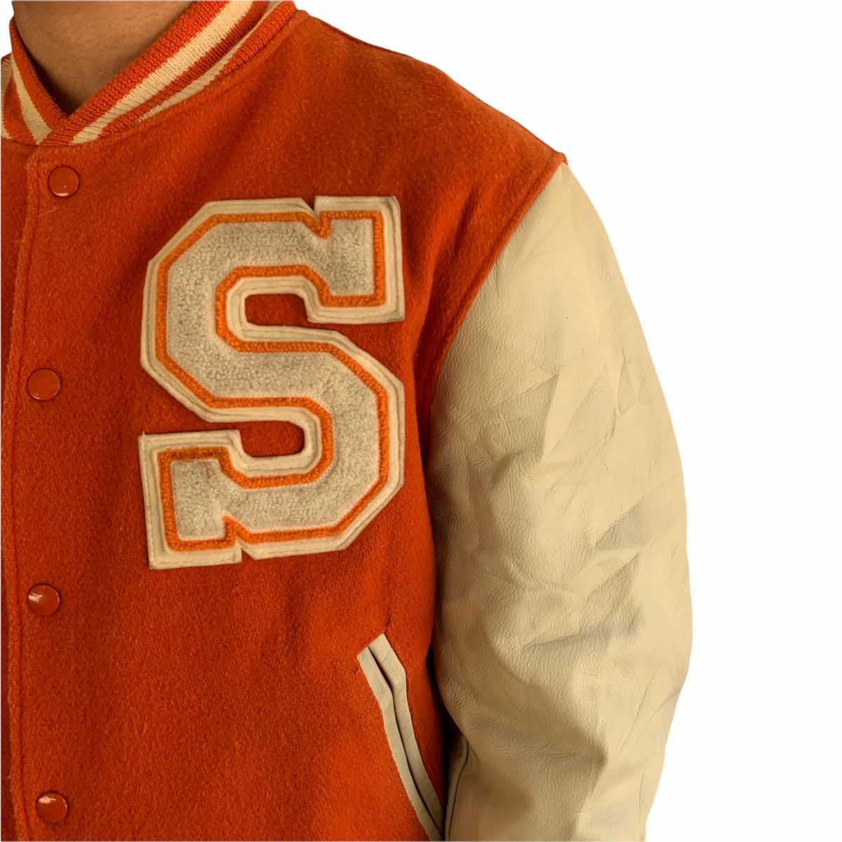Golden Bear × Vintage Vintage Golden Bear ‘S Alphabet’ Varsity Jacket Size US M / EU 48-50 / 2 - 8 Thumbnail