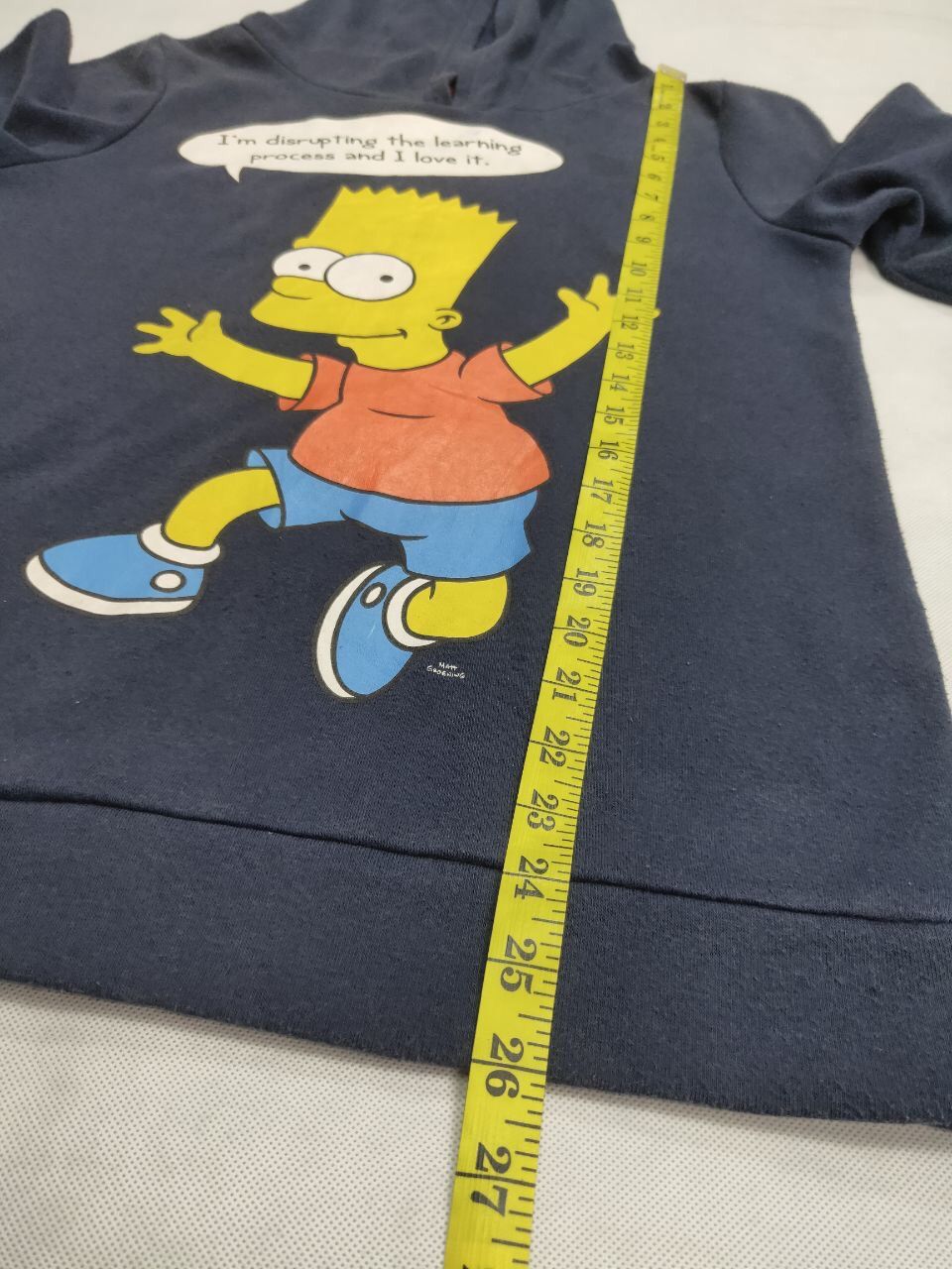 Cartoon Network × The Simpsons THE SIMPSONS BART HOODIE BIG PRINT Size US M / EU 48-50 / 2 - 9 Thumbnail