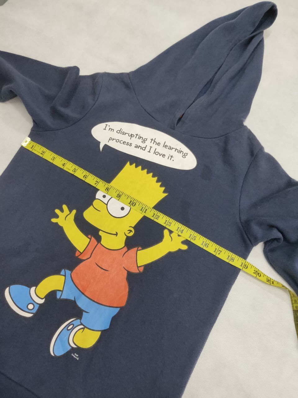 Cartoon Network × The Simpsons THE SIMPSONS BART HOODIE BIG PRINT Size US M / EU 48-50 / 2 - 8 Thumbnail