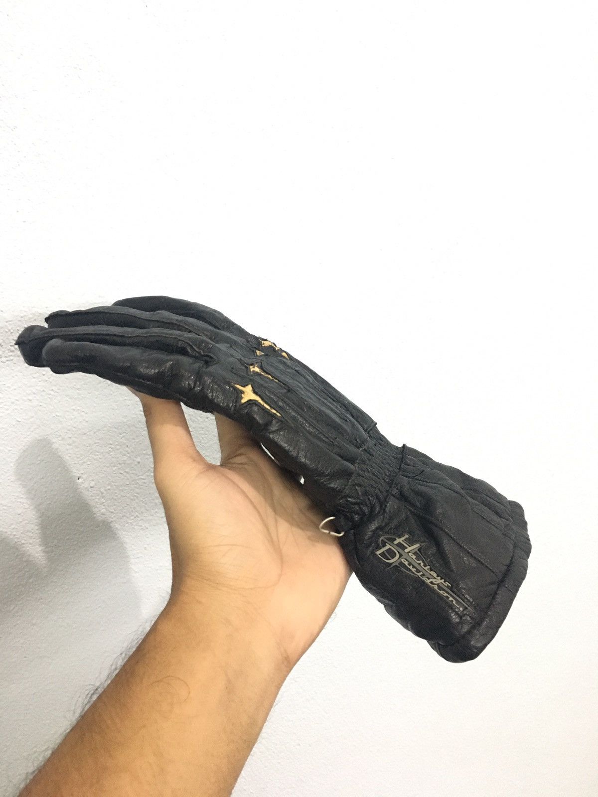 Genuine Leather × Harley Davidson × Leather HARLEY DAVIDSON GLOVE LEFT ONLY Size ONE SIZE - 4 Thumbnail
